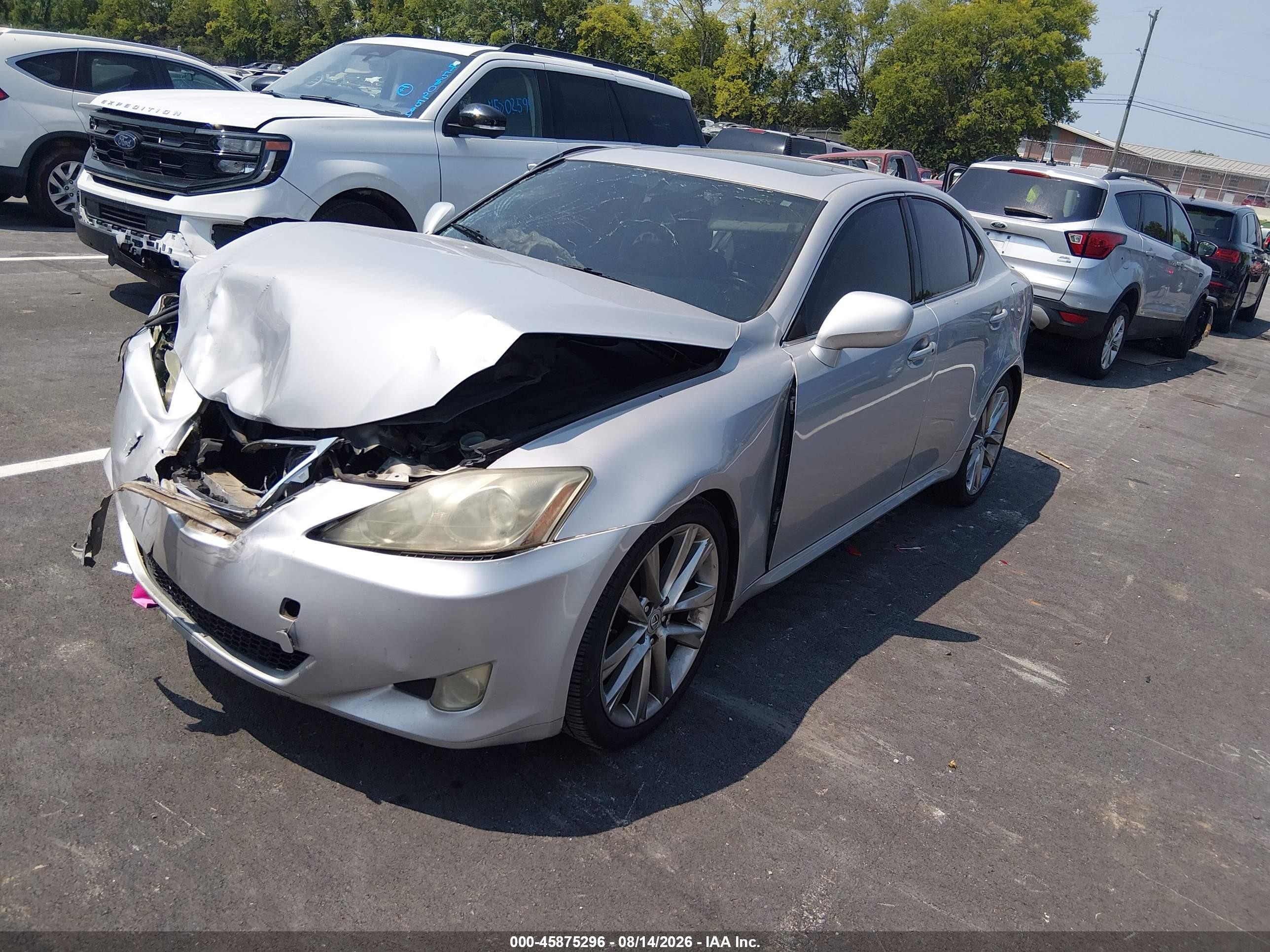 2006 Lexus Is 250 Silver vin: JTHBK262665004099