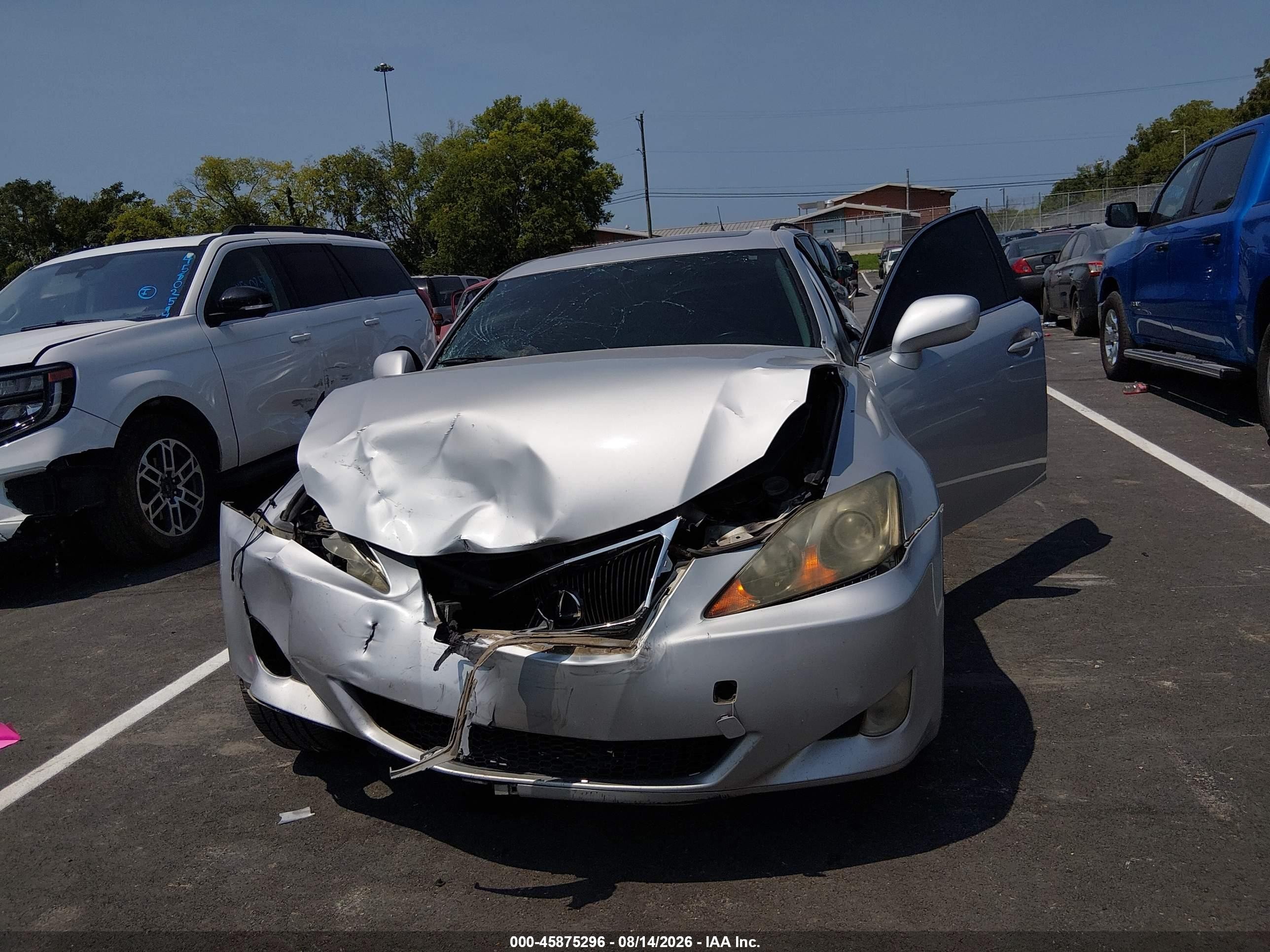 2006 Lexus Is 250 Silver vin: JTHBK262665004099