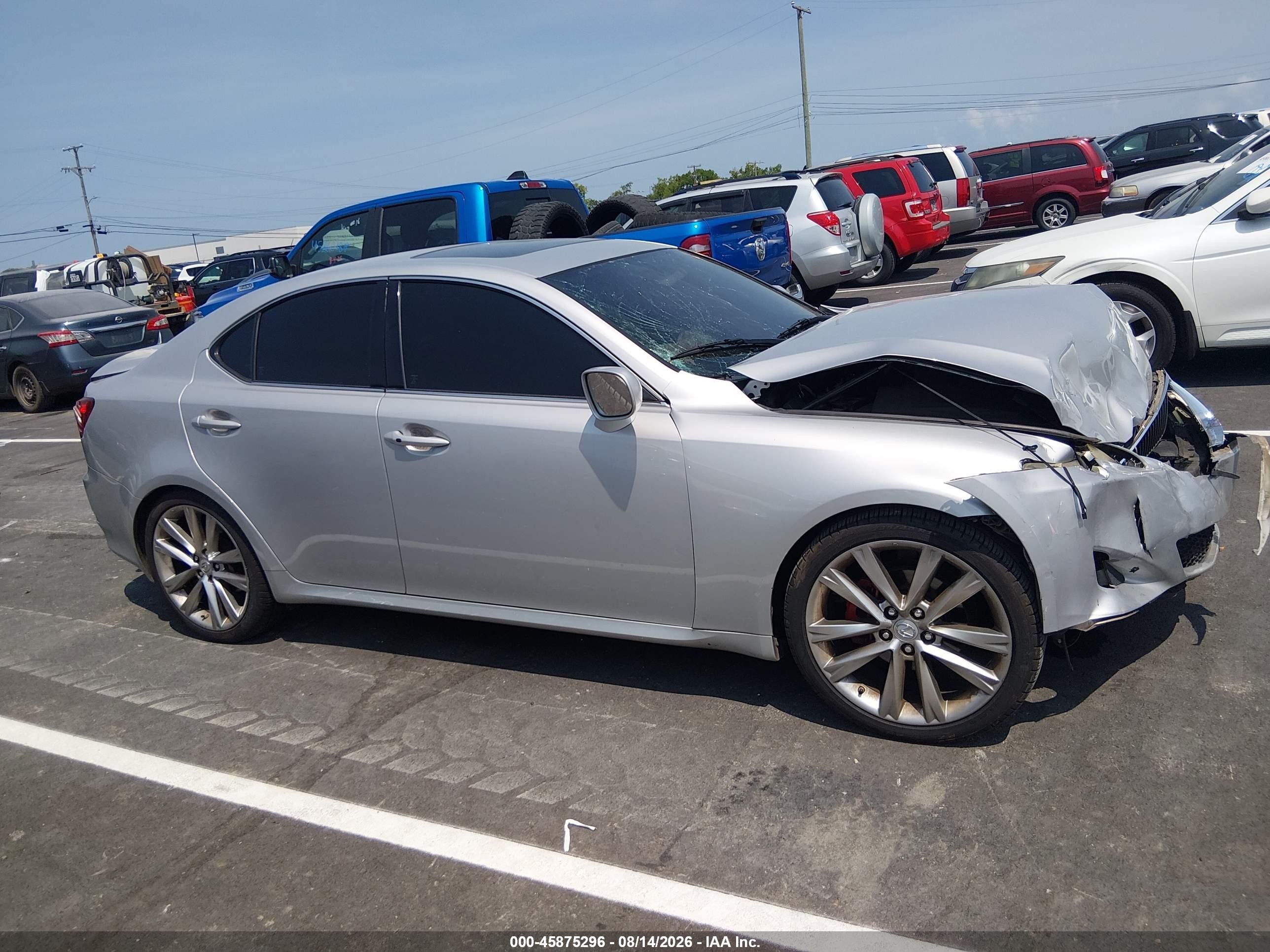 2006 Lexus Is 250 Silver vin: JTHBK262665004099