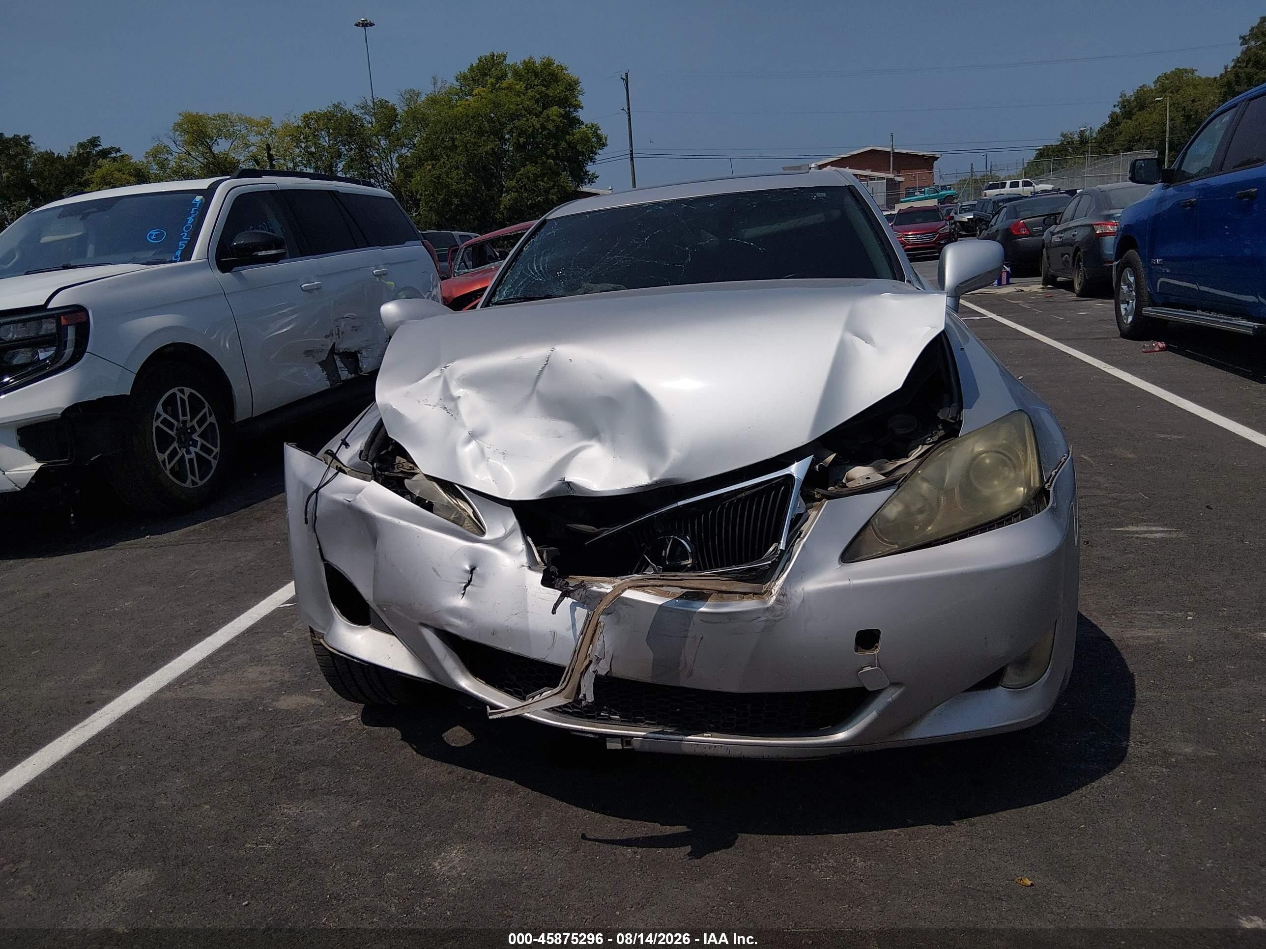 2006 Lexus Is 250 Silver vin: JTHBK262665004099