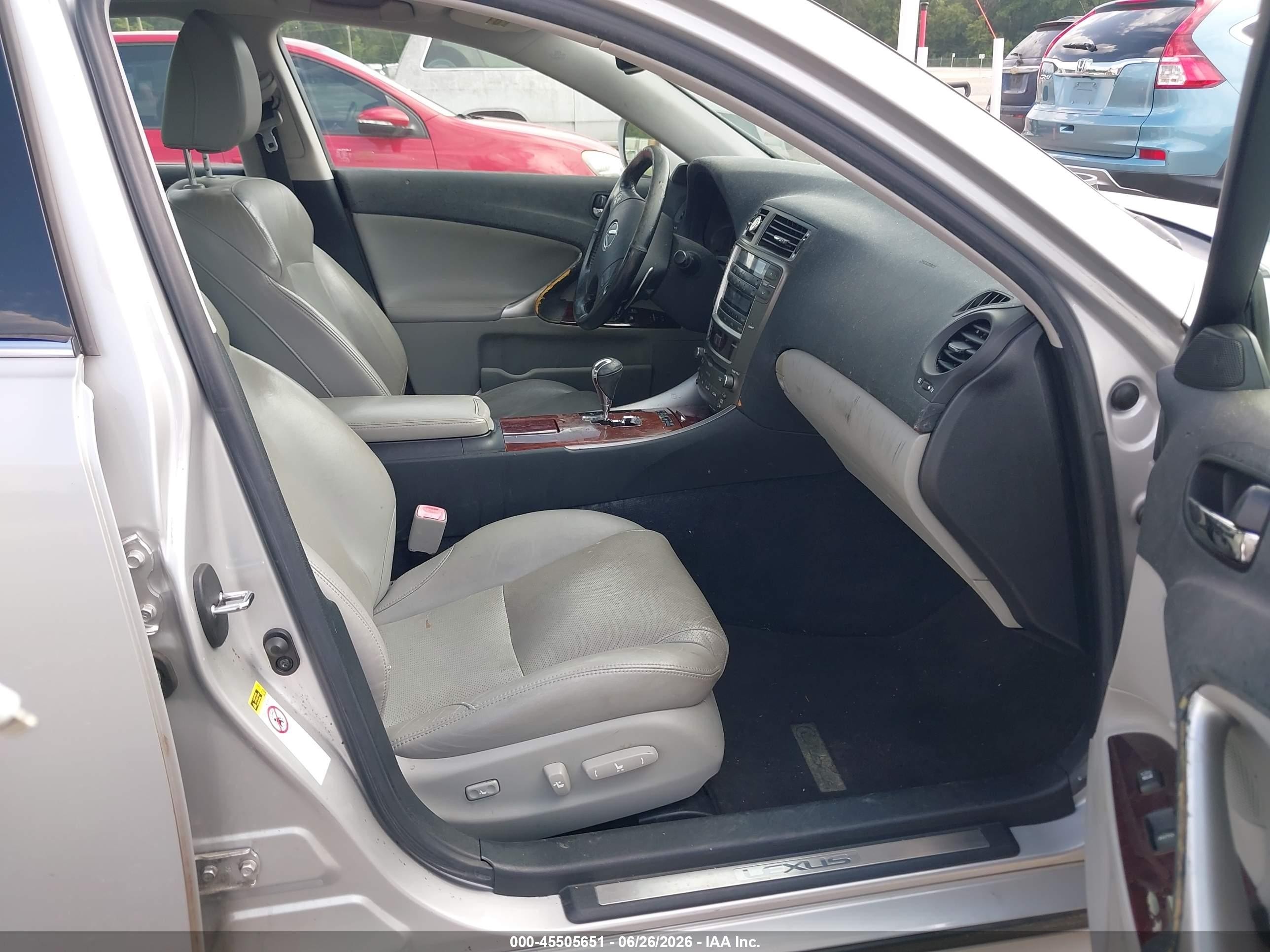 2006 Lexus Is 250   Silver vin: JTHBK262665024868