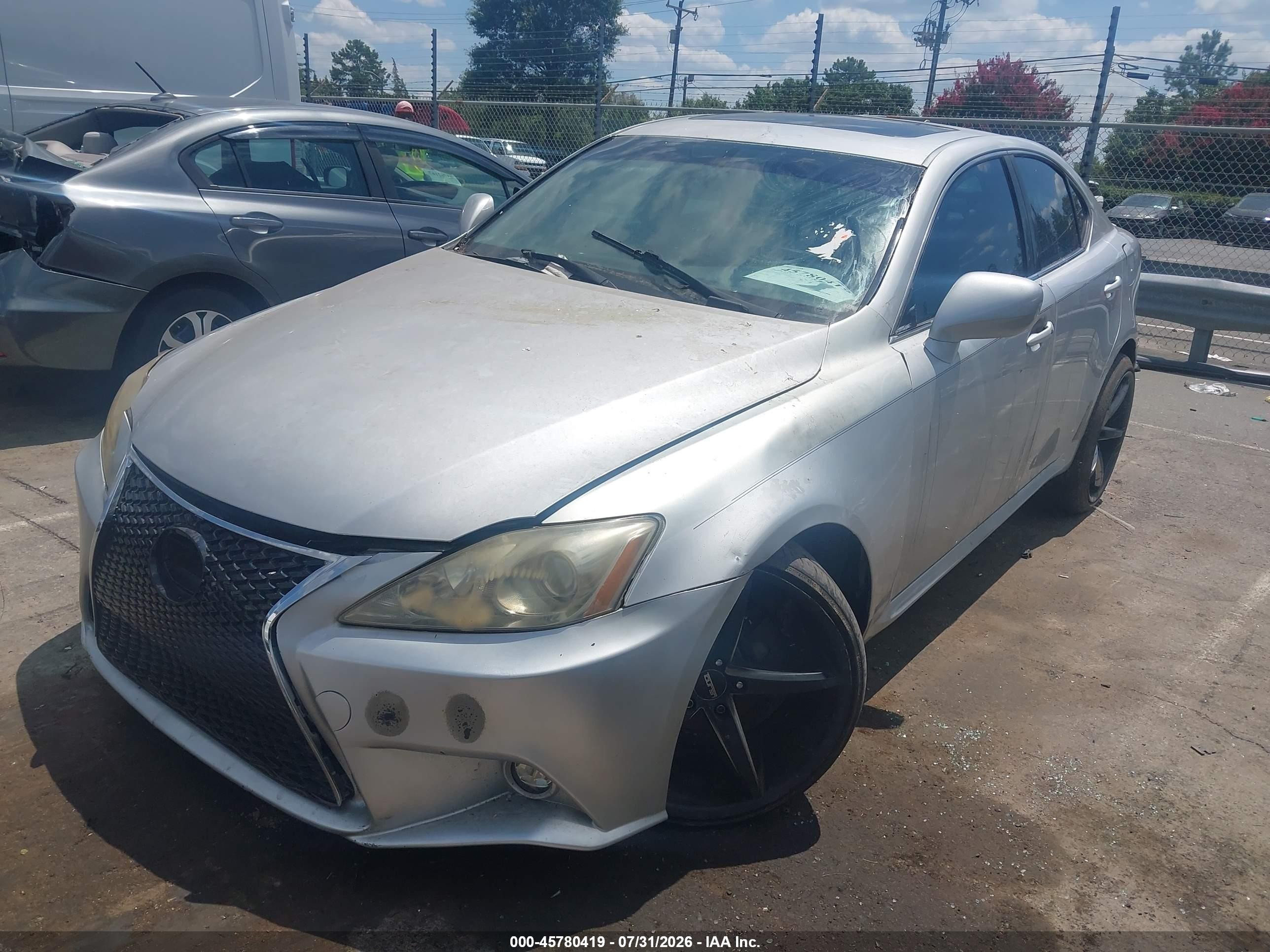 2007 Lexus Is 250   Серебряный vin: JTHBK262672025344