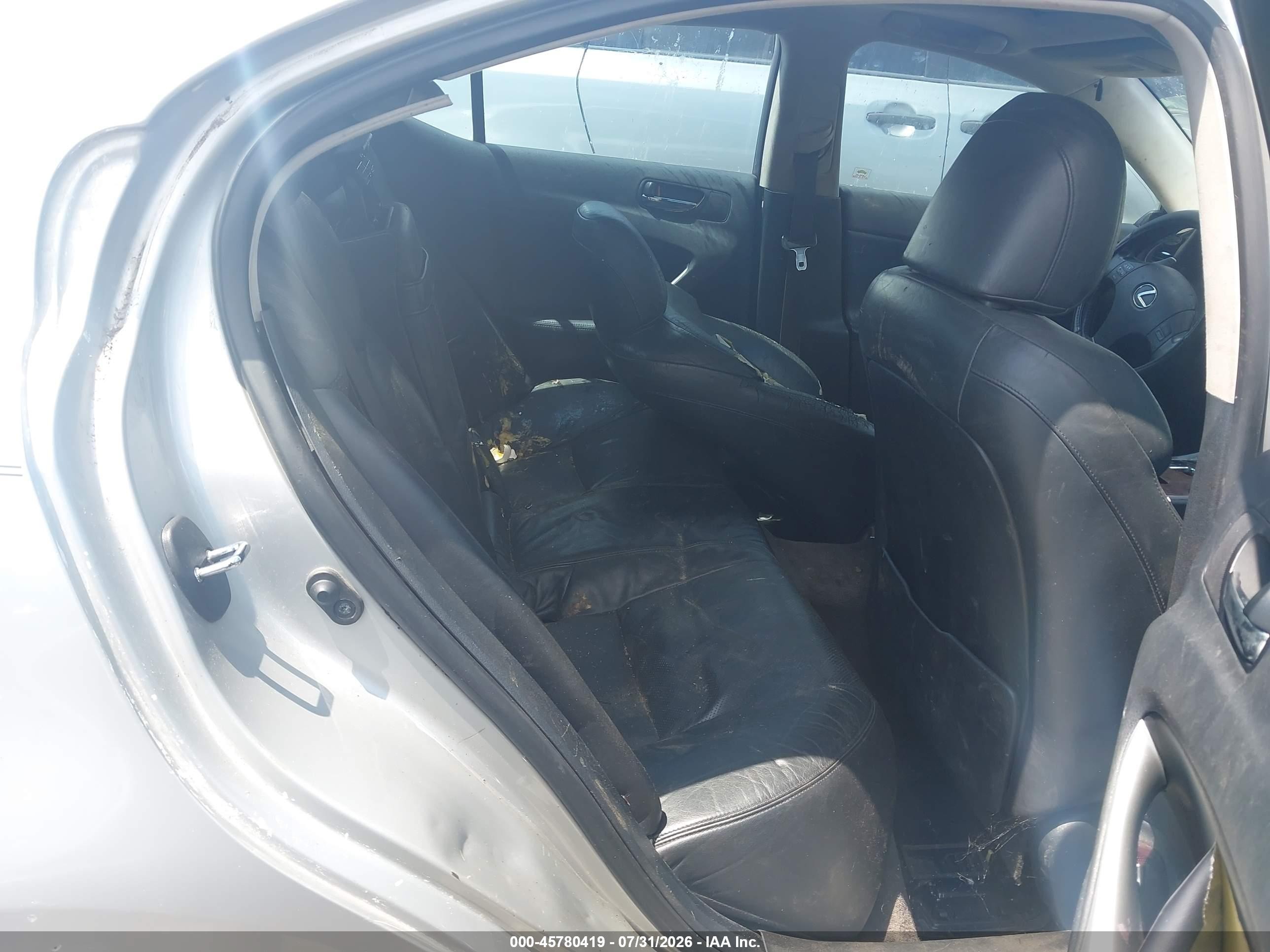2007 Lexus Is 250   Серебряный vin: JTHBK262672025344