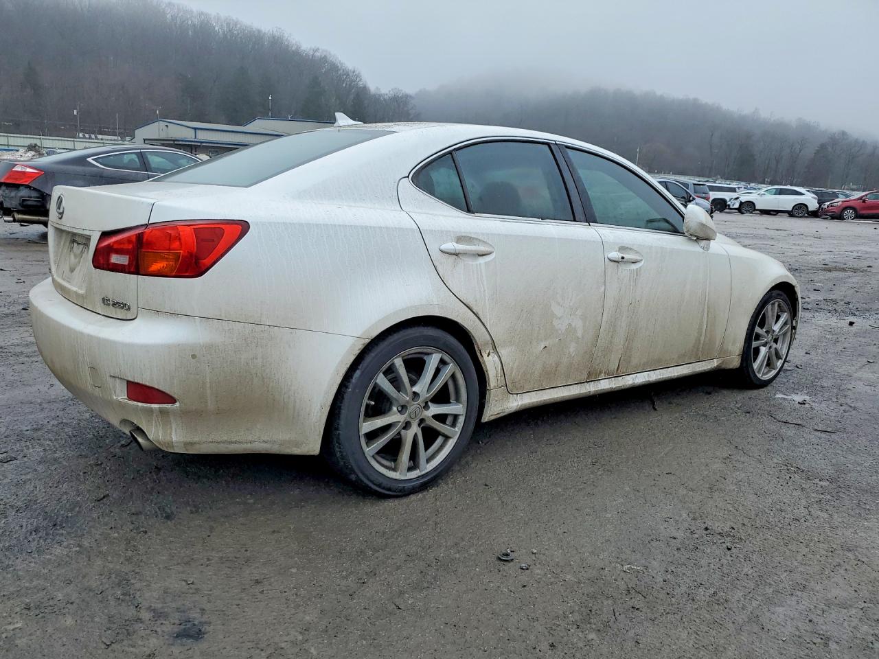 2007 Lexus Is 250 White vin: JTHBK262672031953