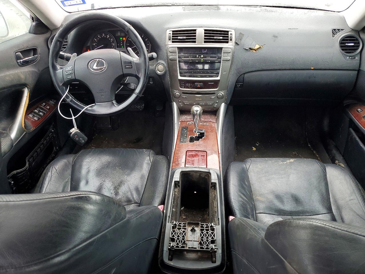 2007 Lexus Is 250 White vin: JTHBK262672031953