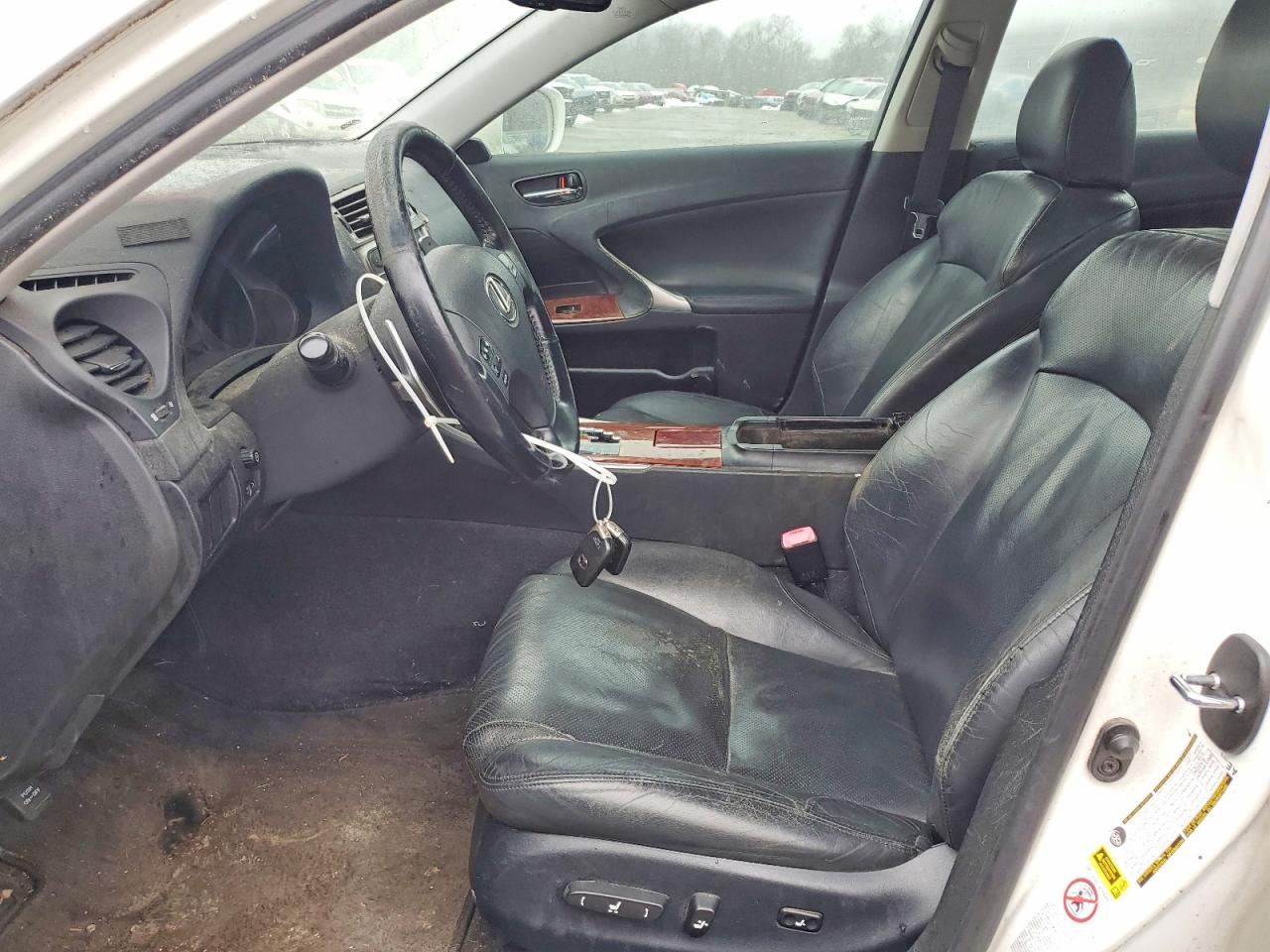 2007 Lexus Is 250 White vin: JTHBK262672031953