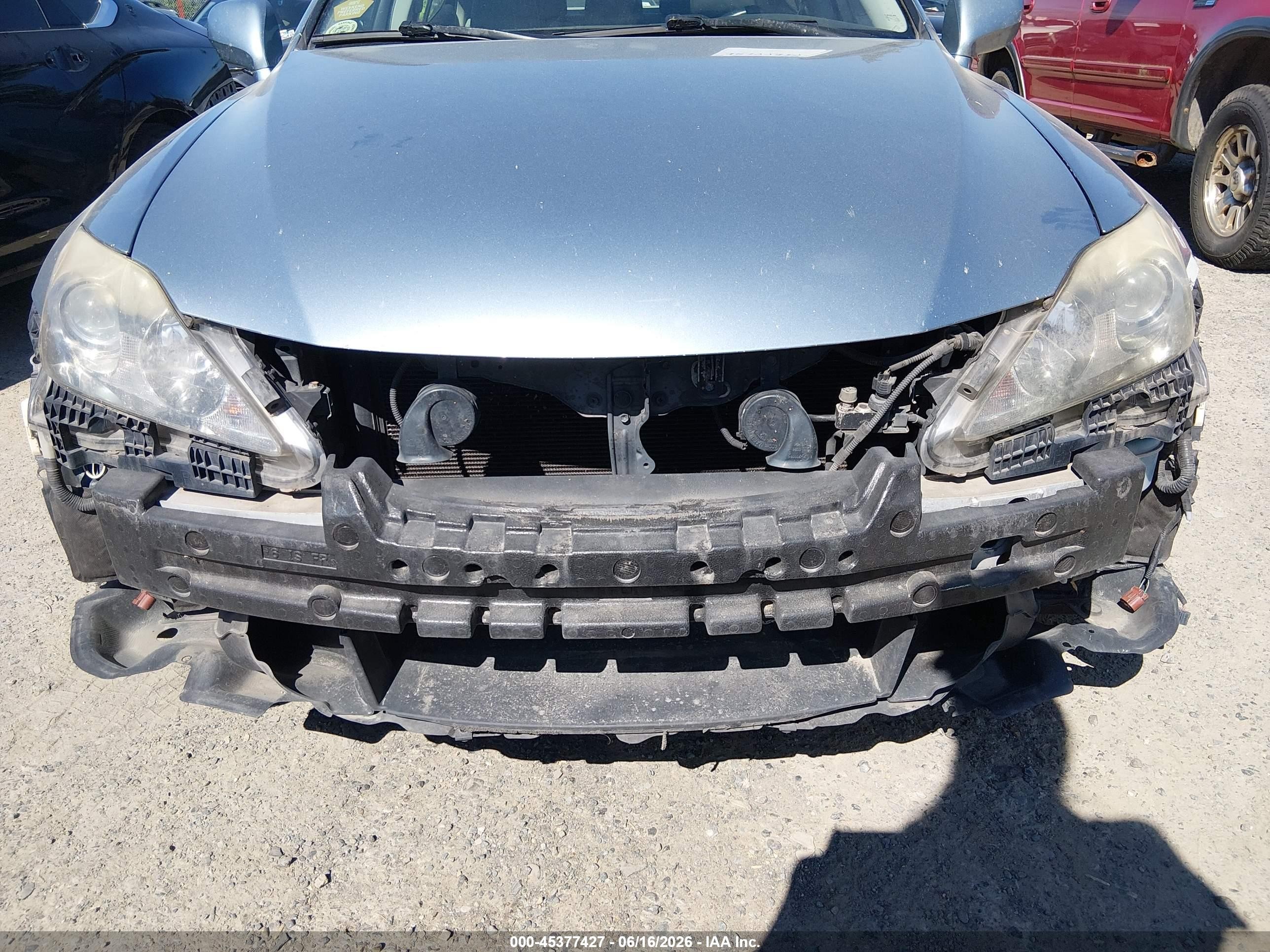 2007 Lexus Is 250 Silver vin: JTHBK262672033766