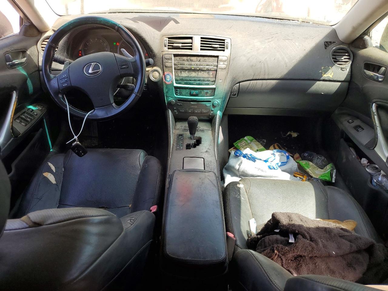 2007 Lexus Is 250 Black vin: JTHBK262672042421