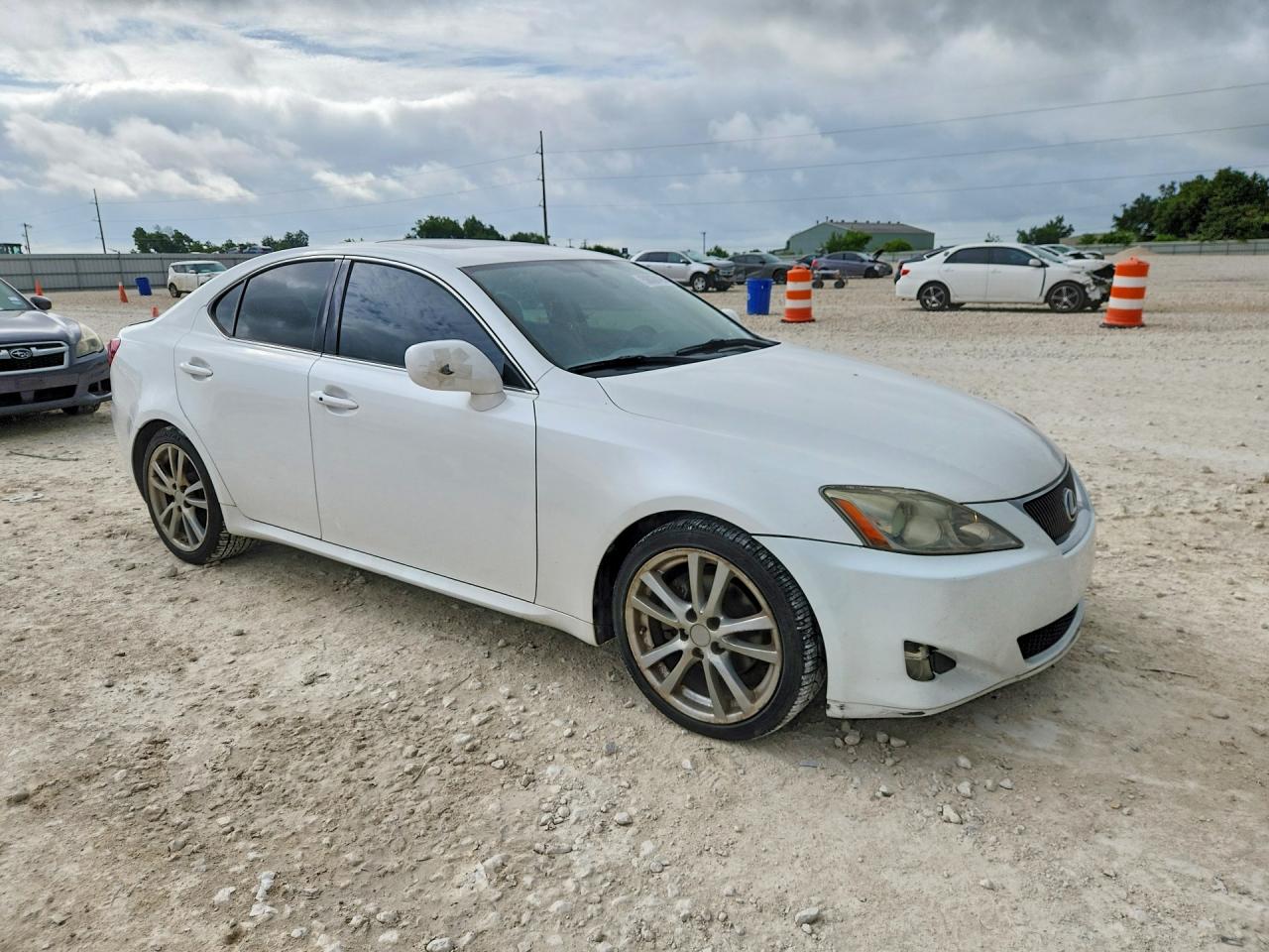 2007 Lexus Is 250 White vin: JTHBK262672044945