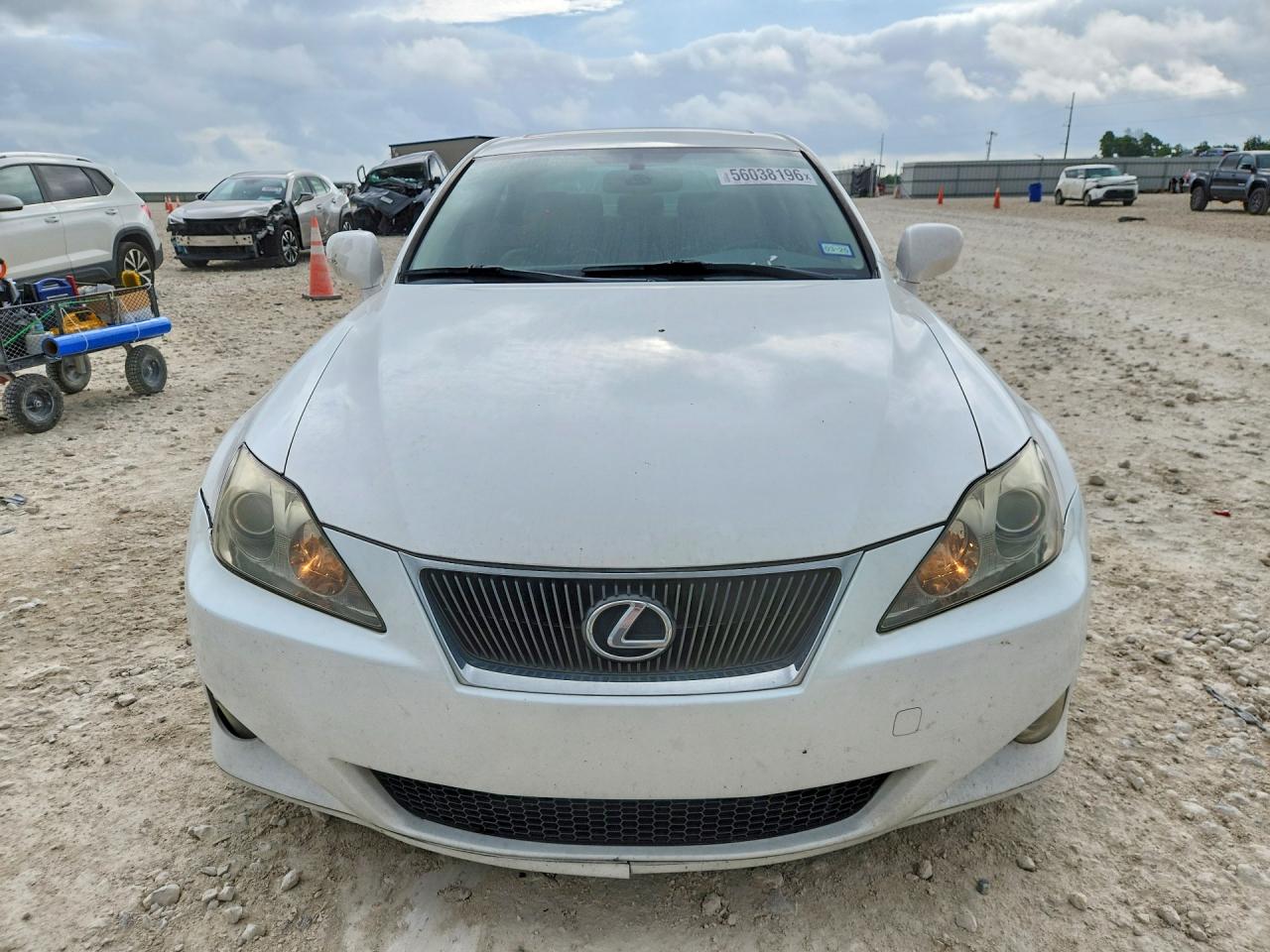 2007 Lexus Is 250 White vin: JTHBK262672044945