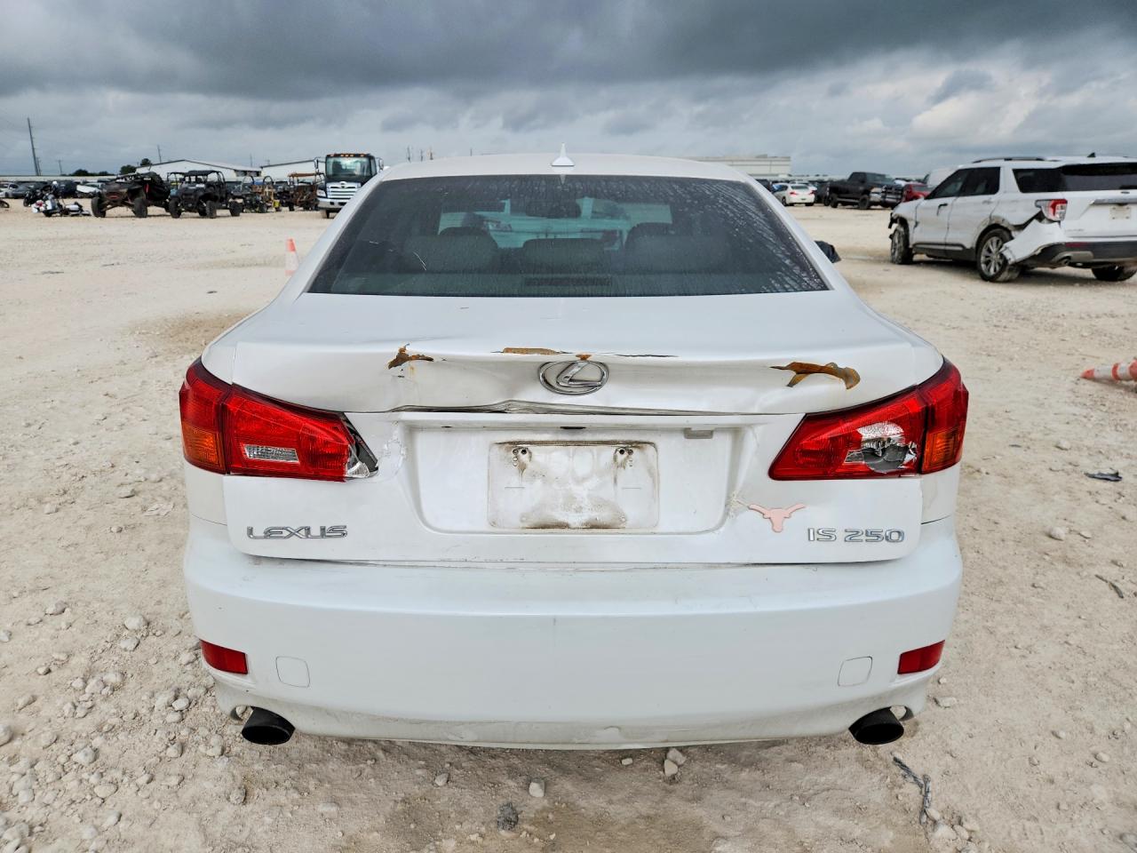 2007 Lexus Is 250 White vin: JTHBK262672044945