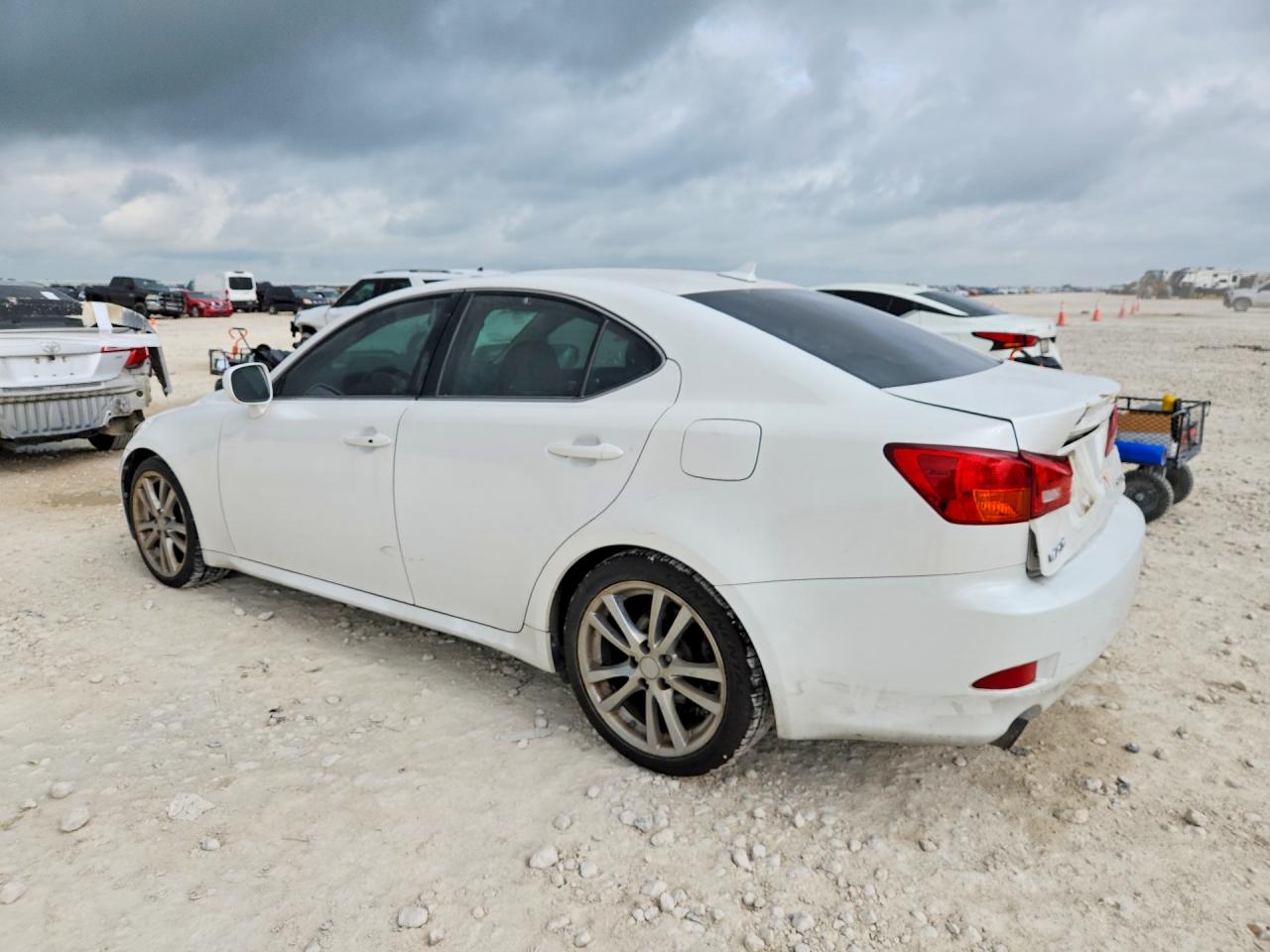 2007 Lexus Is 250 White vin: JTHBK262672044945