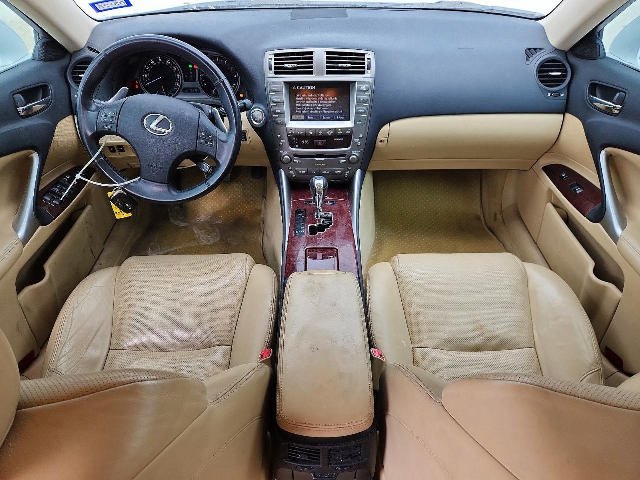 2007 Lexus Is 250 White vin: JTHBK262672044945