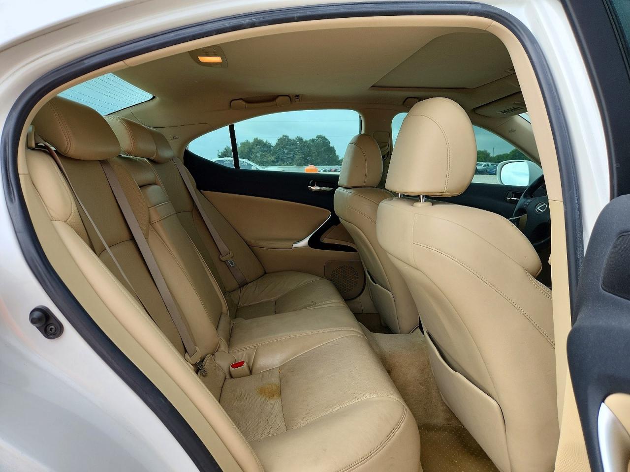 2007 Lexus Is 250 White vin: JTHBK262672044945
