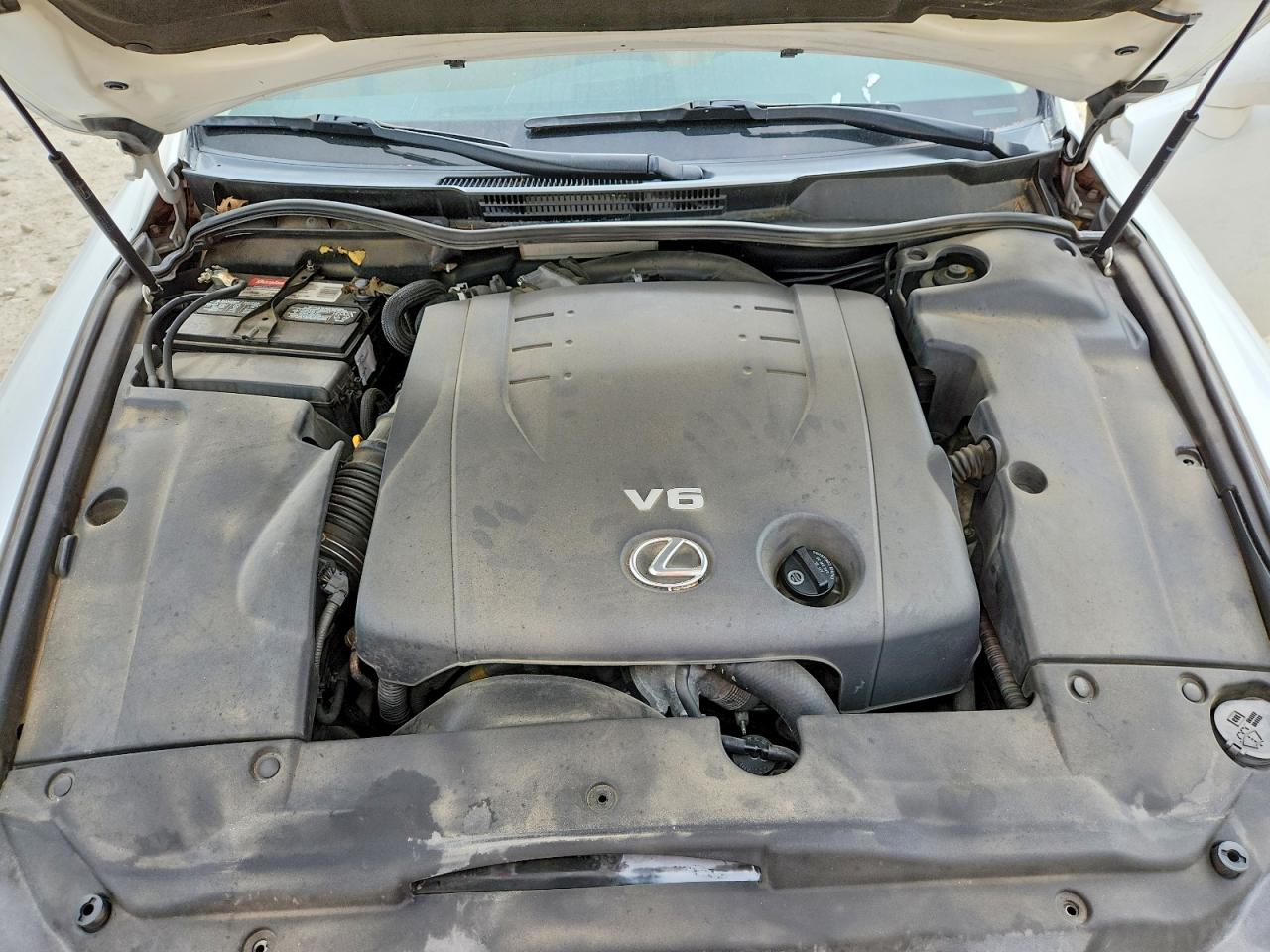 2007 Lexus Is 250 White vin: JTHBK262672044945