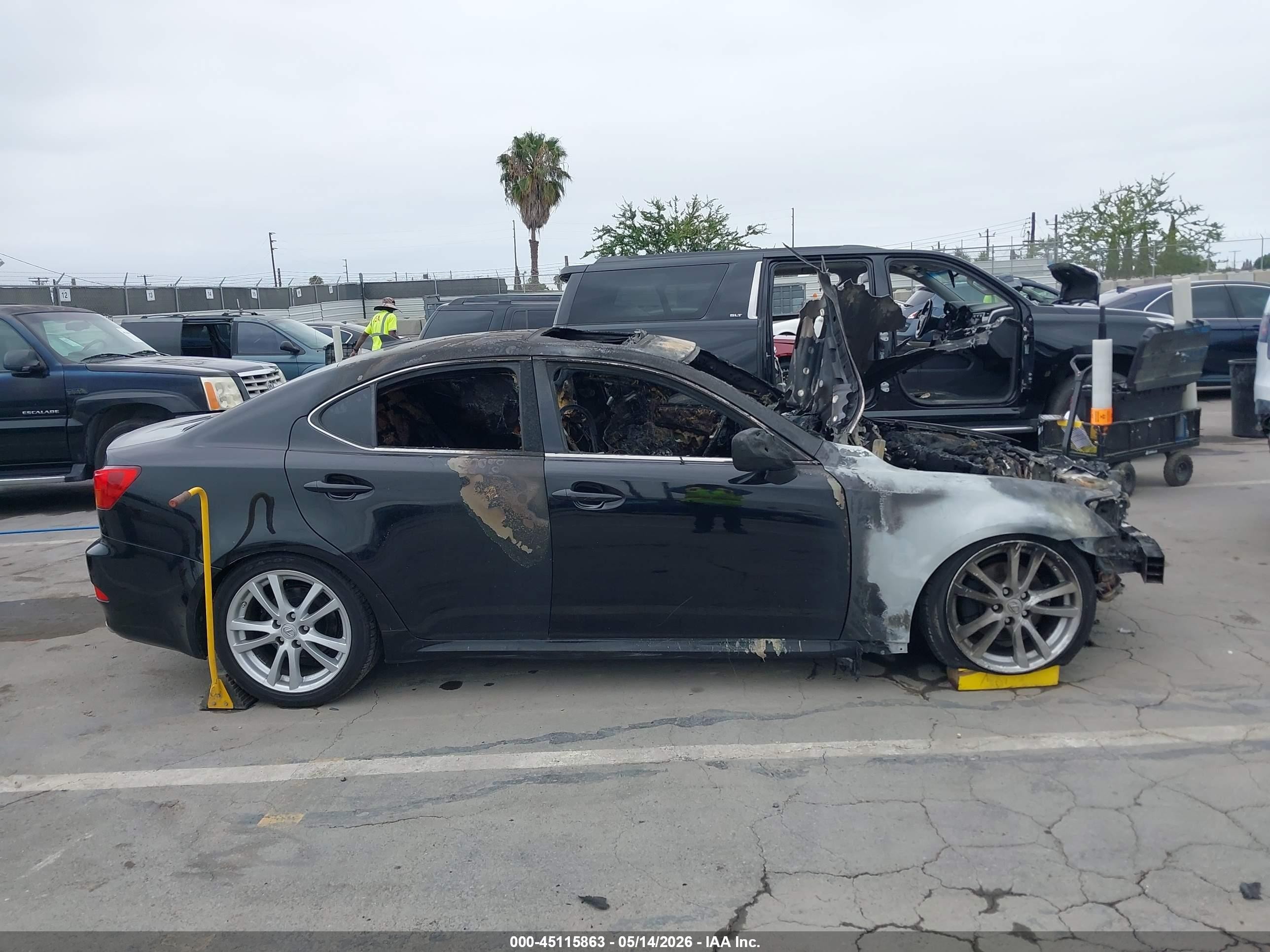 2007 Lexus Is 250 Black vin: JTHBK262672054892