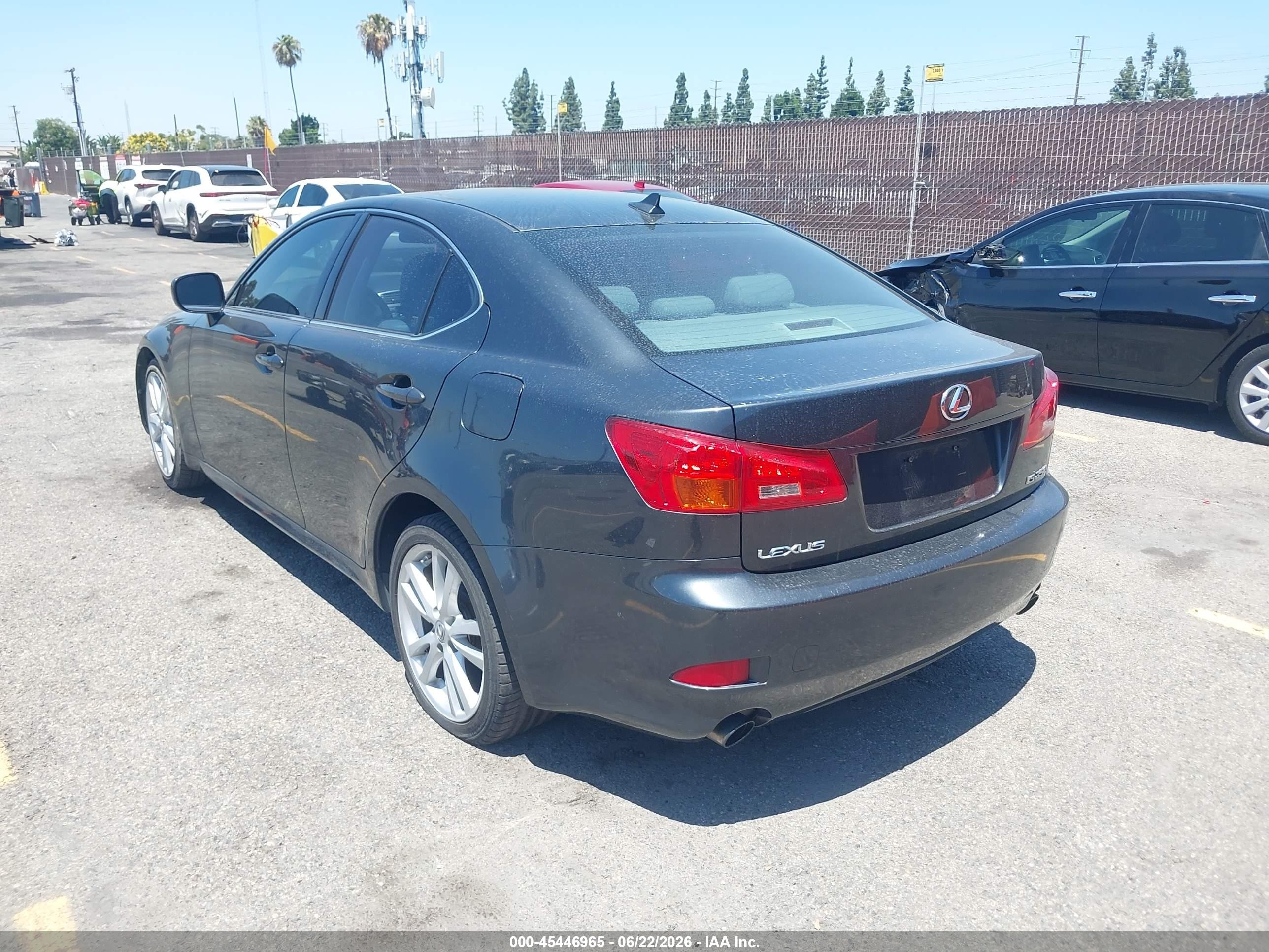2007 Lexus Is 250   Gray vin: JTHBK262675027710