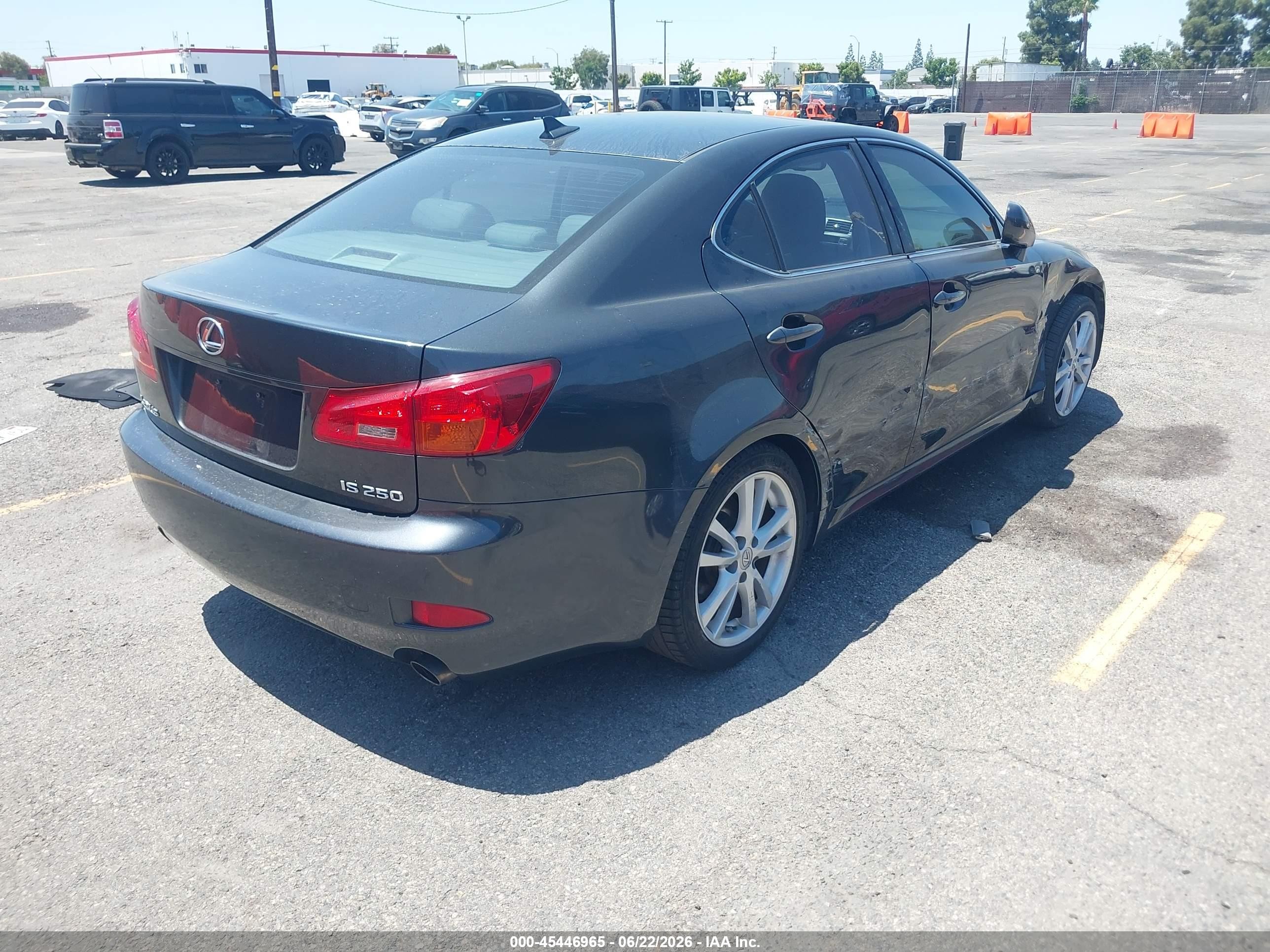 2007 Lexus Is 250   Gray vin: JTHBK262675027710