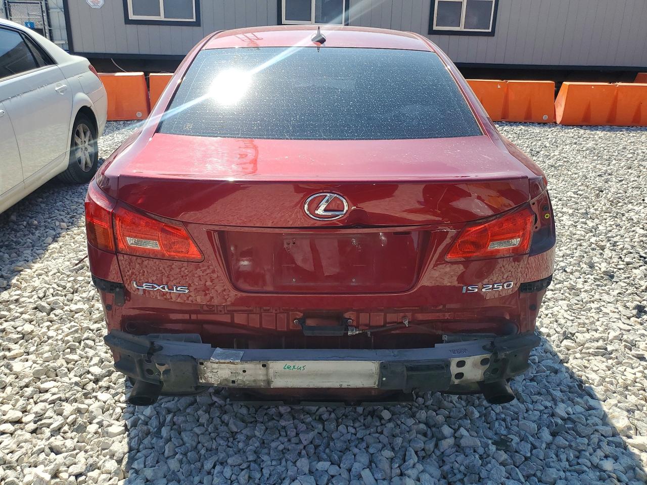 2007 Lexus Is 250 Red vin: JTHBK262675033216