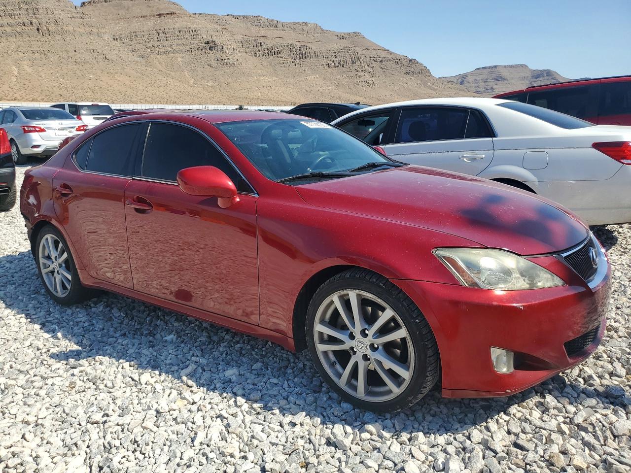2007 Lexus Is 250 Red vin: JTHBK262675033216