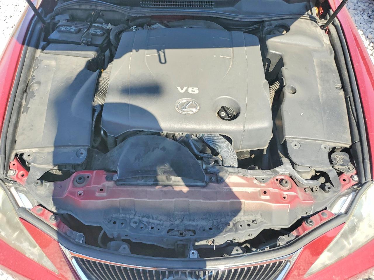 2007 Lexus Is 250 Red vin: JTHBK262675033216