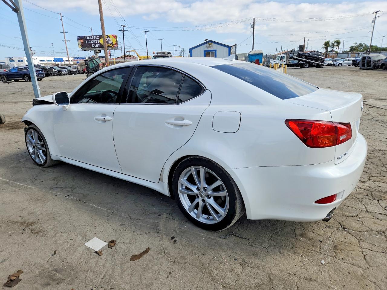 2007 Lexus Is 250 White vin: JTHBK262675044975