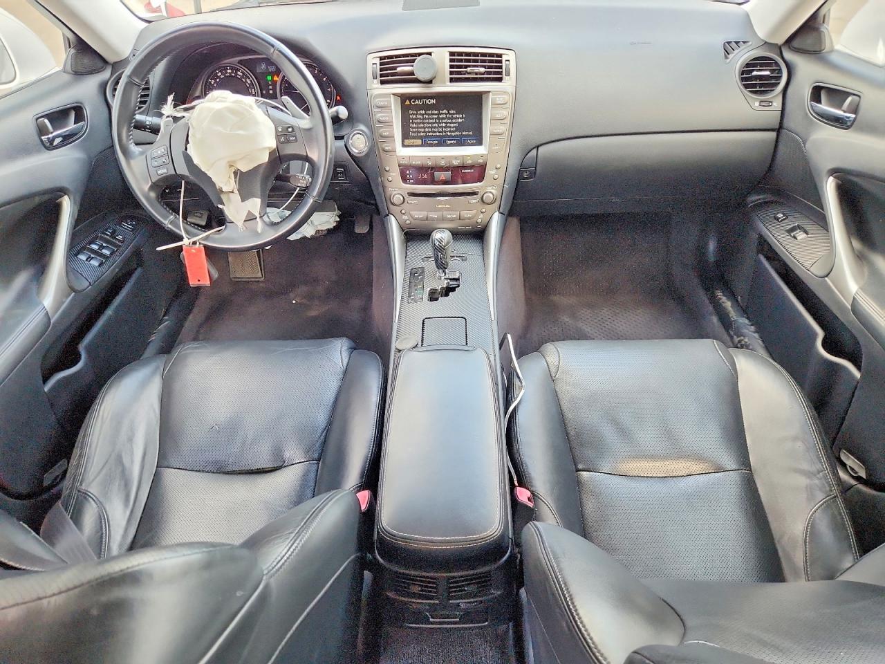 2007 Lexus Is 250 White vin: JTHBK262675044975