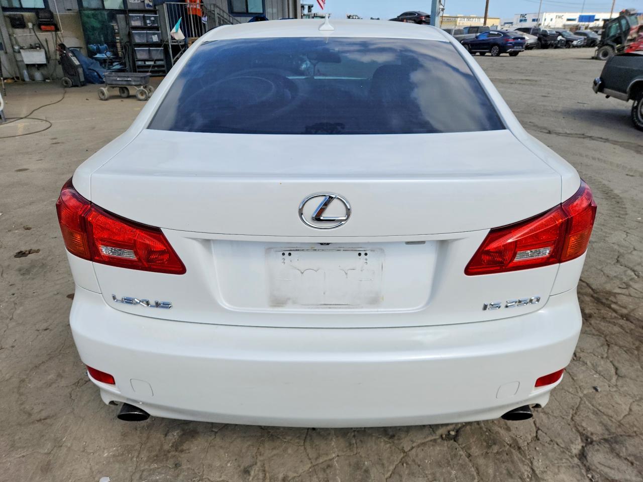 2007 Lexus Is 250 White vin: JTHBK262675044975