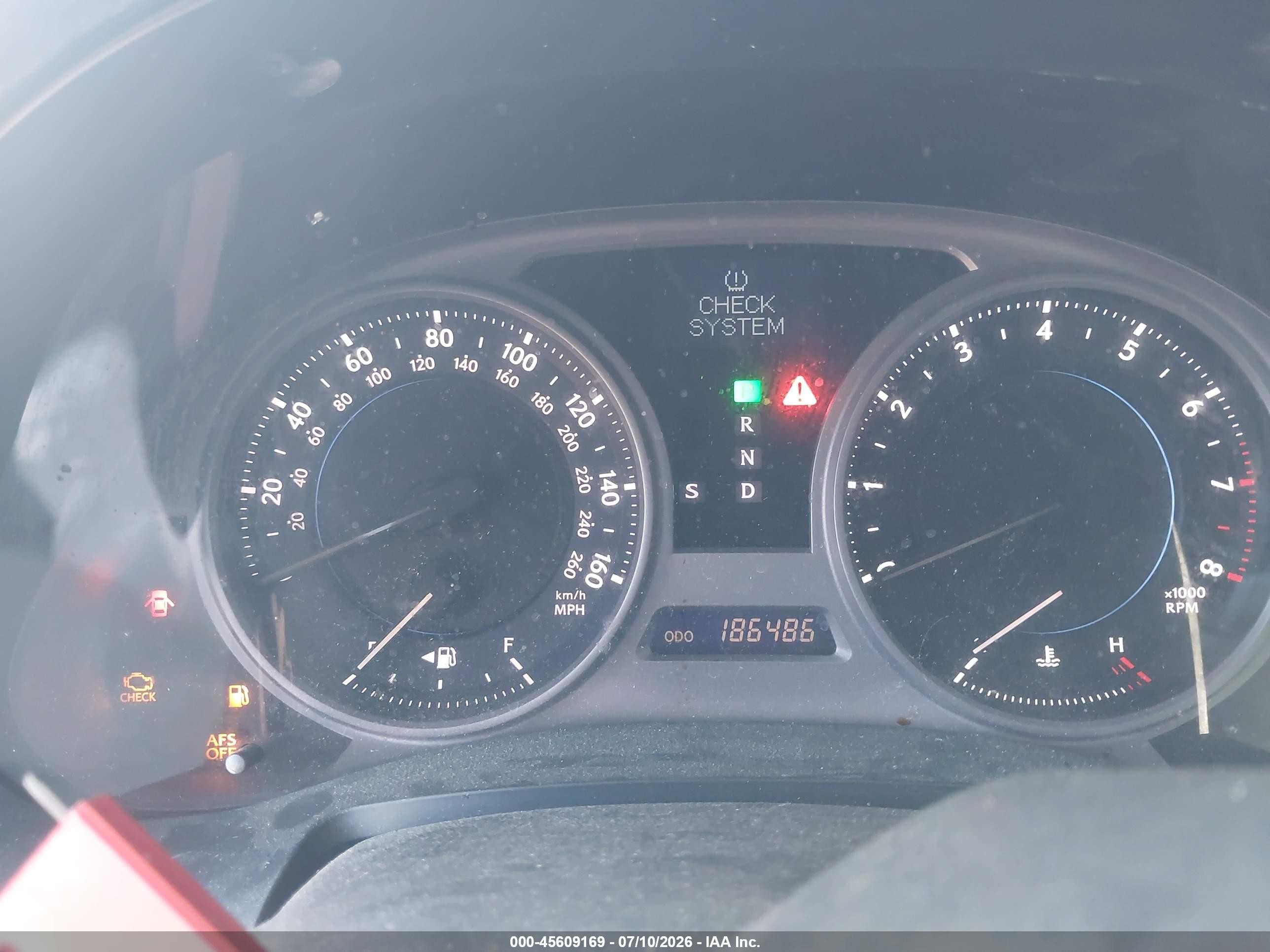 2007 Lexus Is 250   Черный vin: JTHBK262675047598