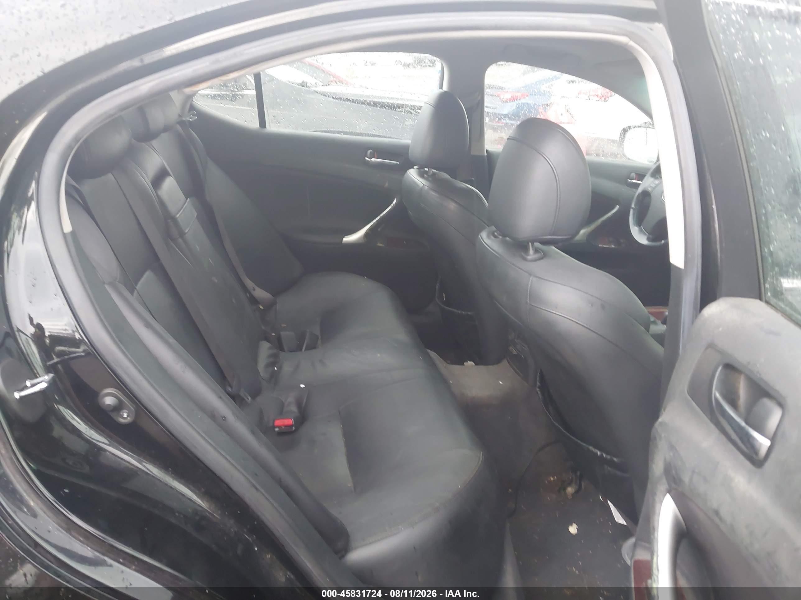 2008 Lexus Is 250 Черный vin: JTHBK262682066705