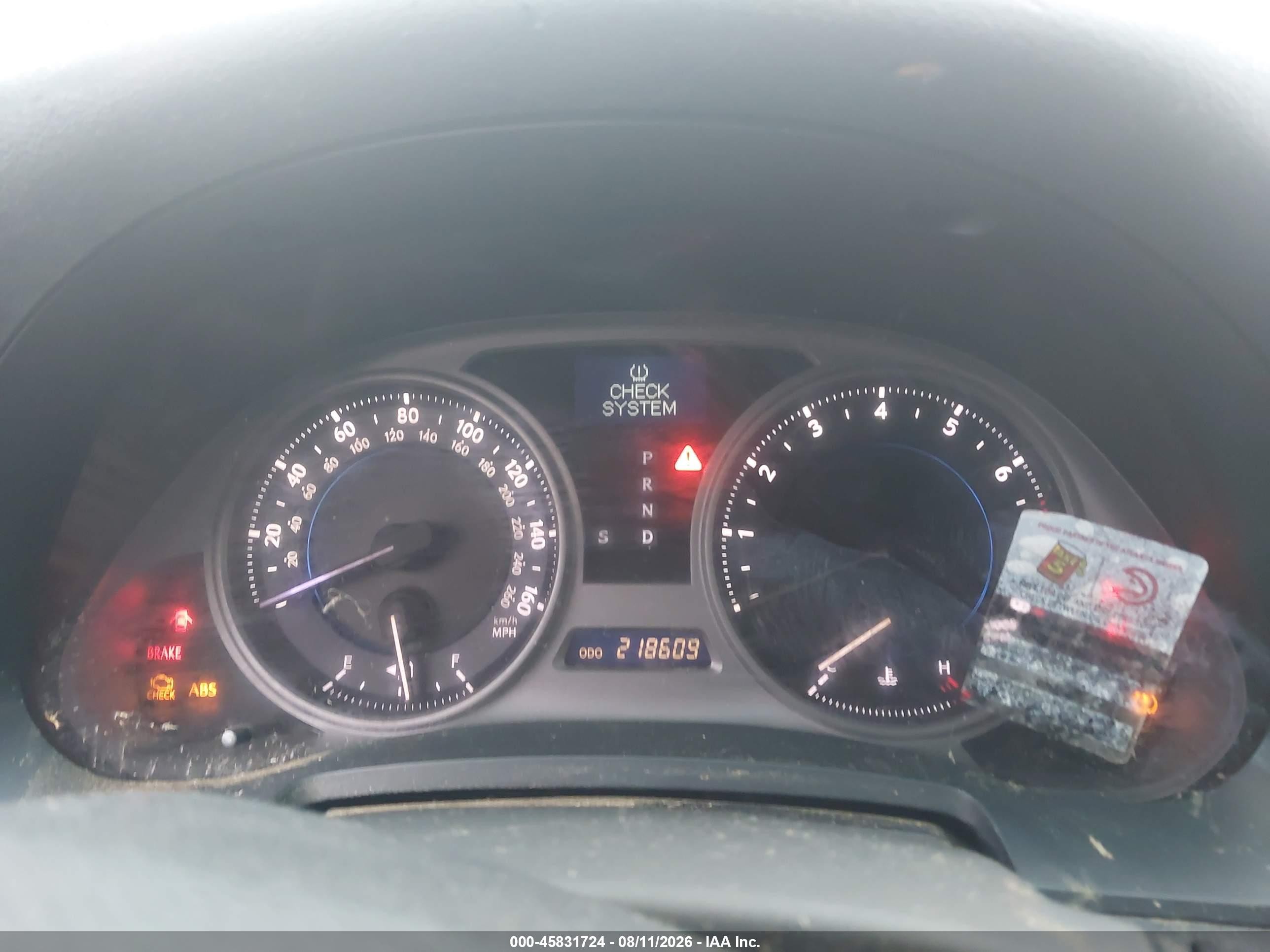 2008 Lexus Is 250 Черный vin: JTHBK262682066705