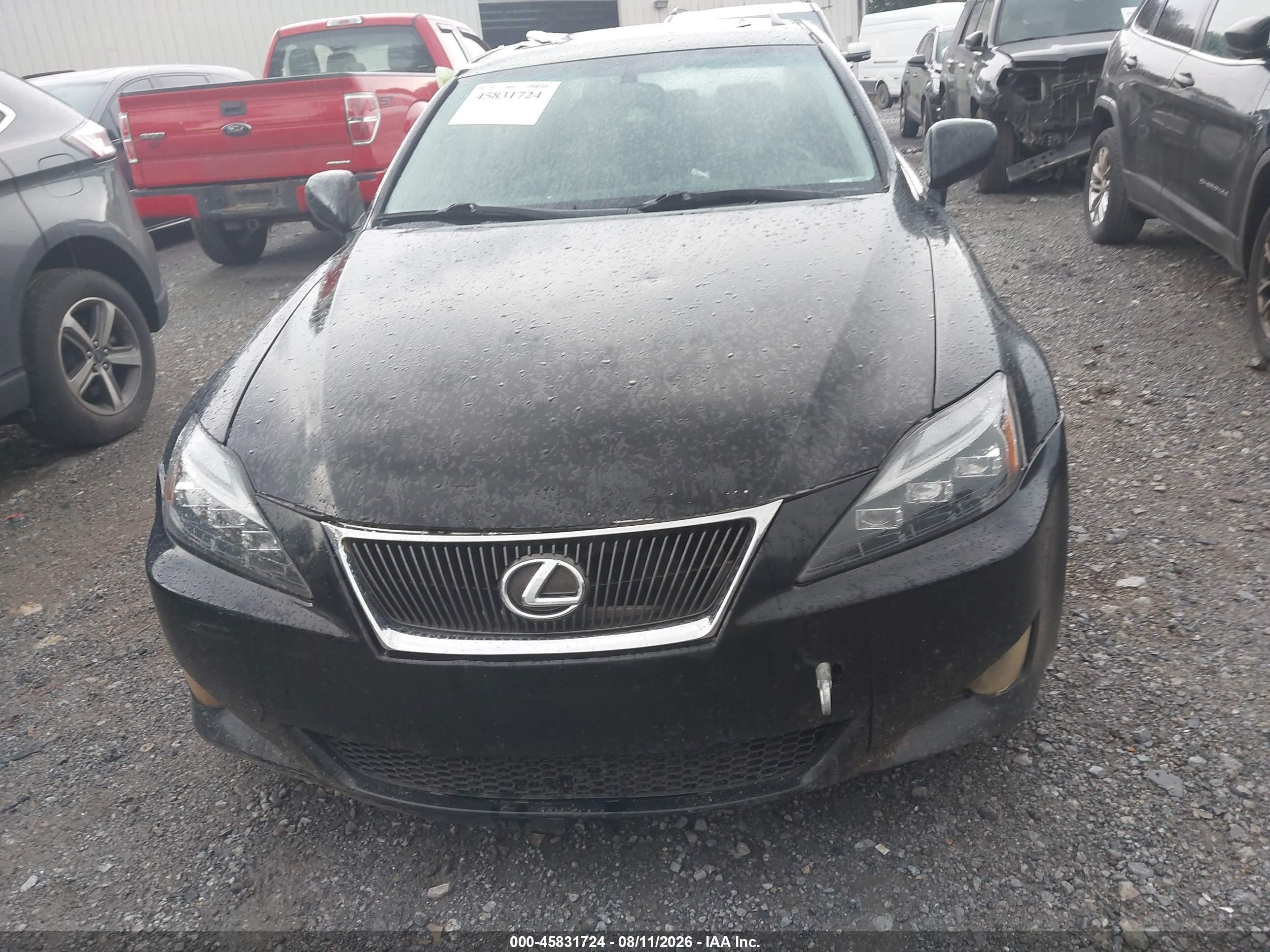 2008 Lexus Is 250 Черный vin: JTHBK262682066705