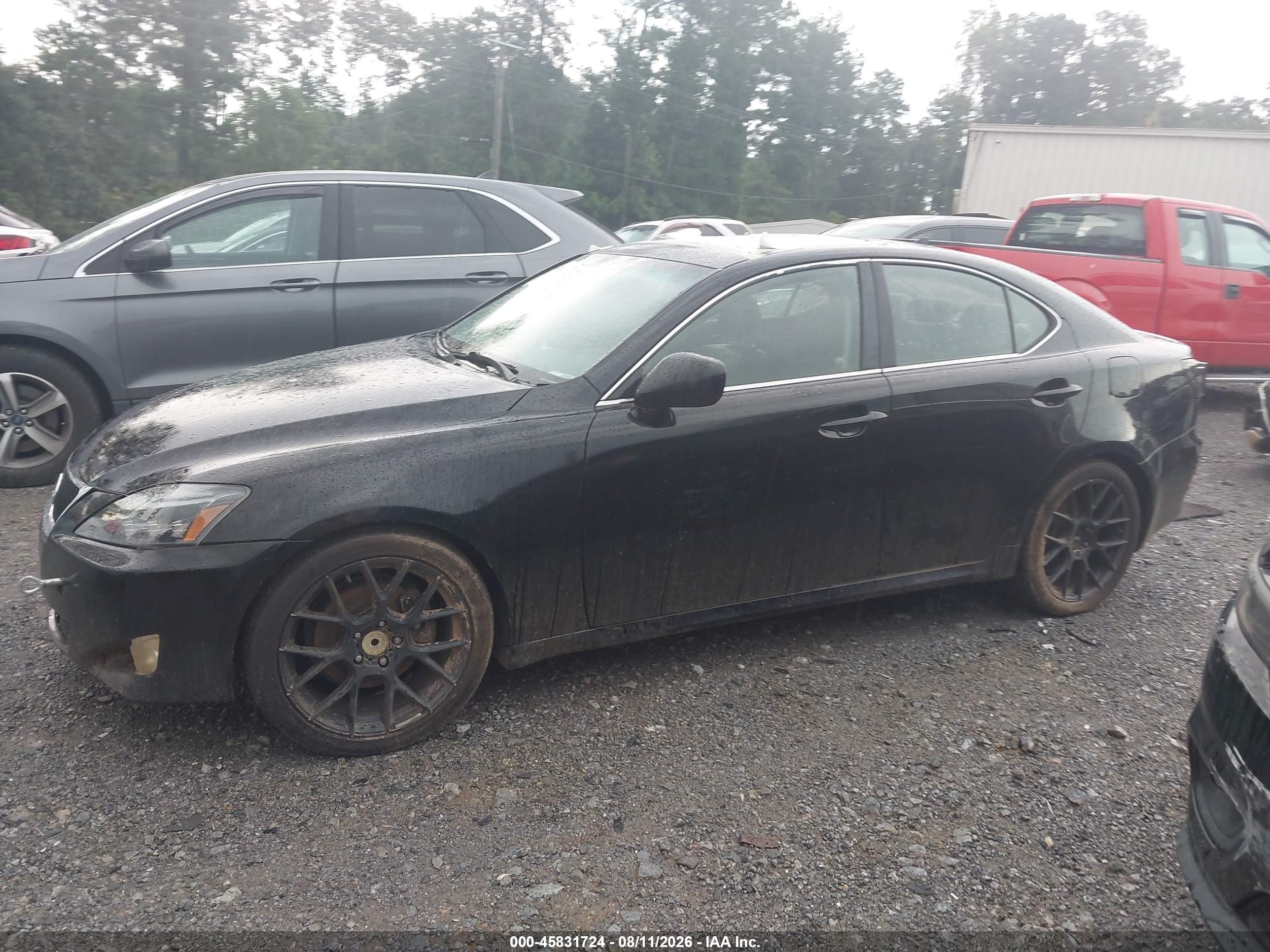 2008 Lexus Is 250 Черный vin: JTHBK262682066705
