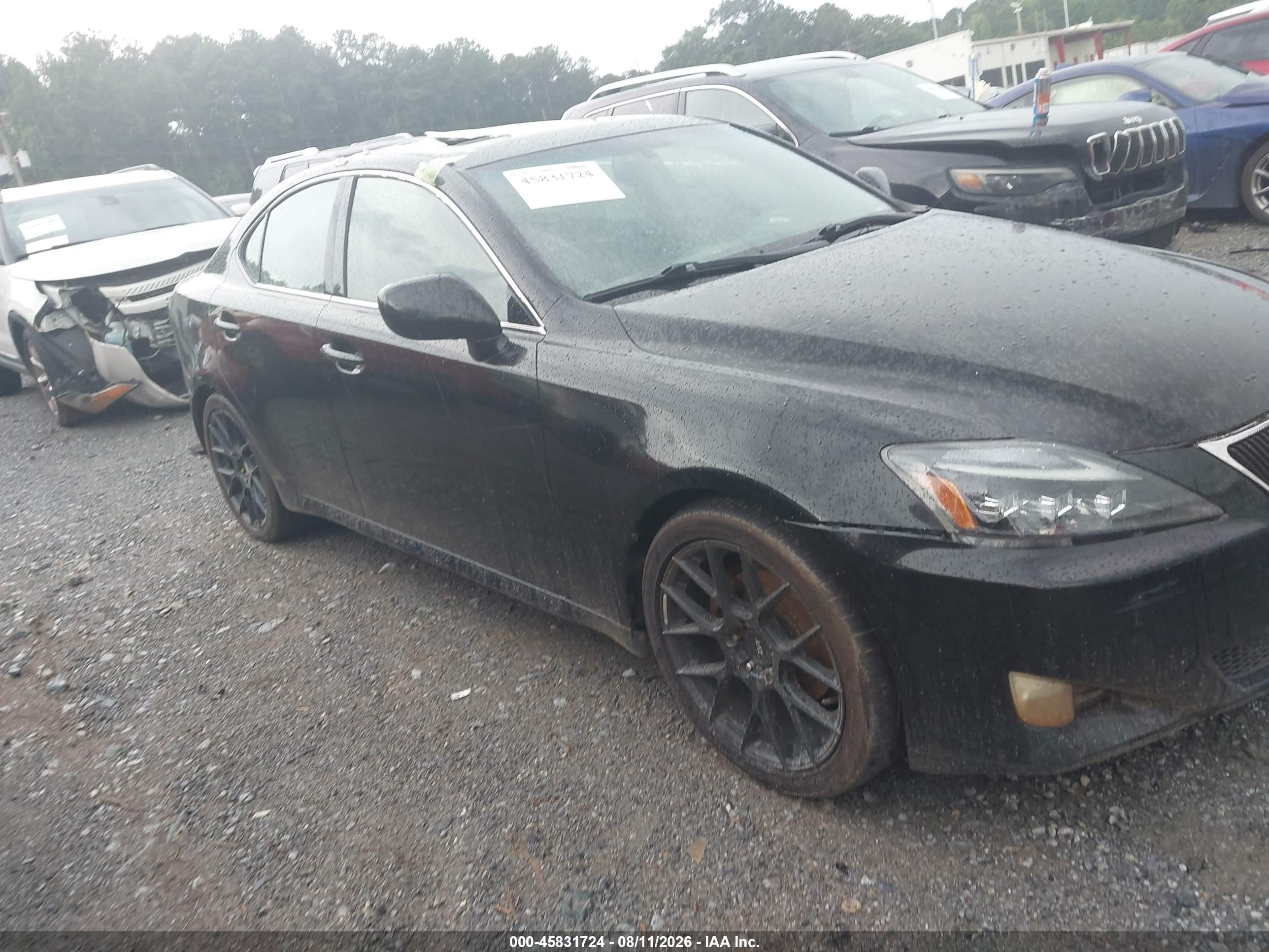 2008 Lexus Is 250 Черный vin: JTHBK262682066705