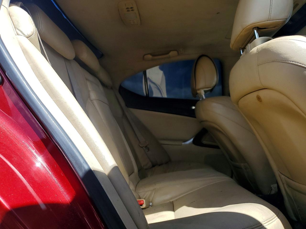 2008 Lexus Is Red vin: JTHBK262682071676