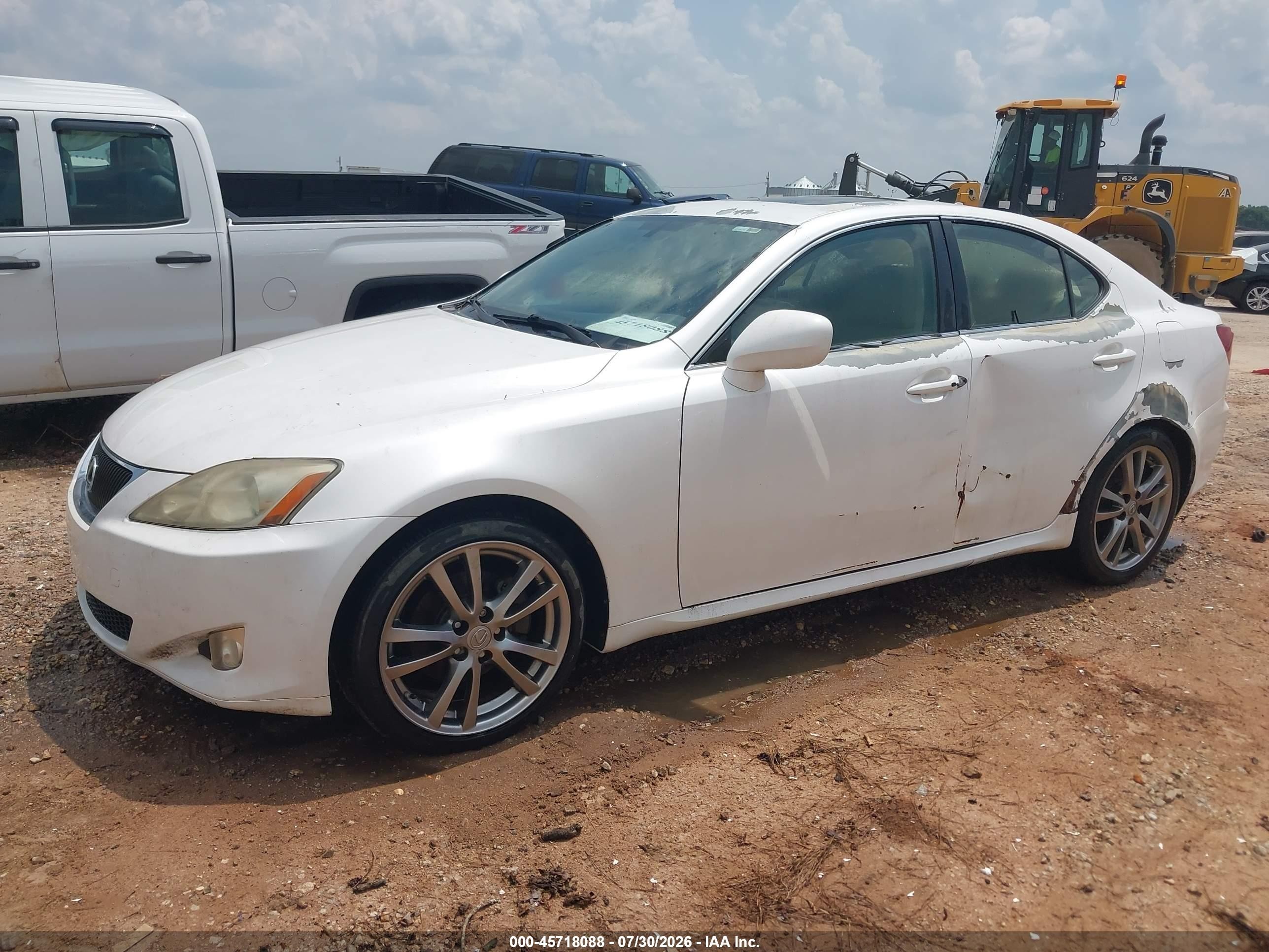 2008 Lexus Is 250   Белый vin: JTHBK262682072875