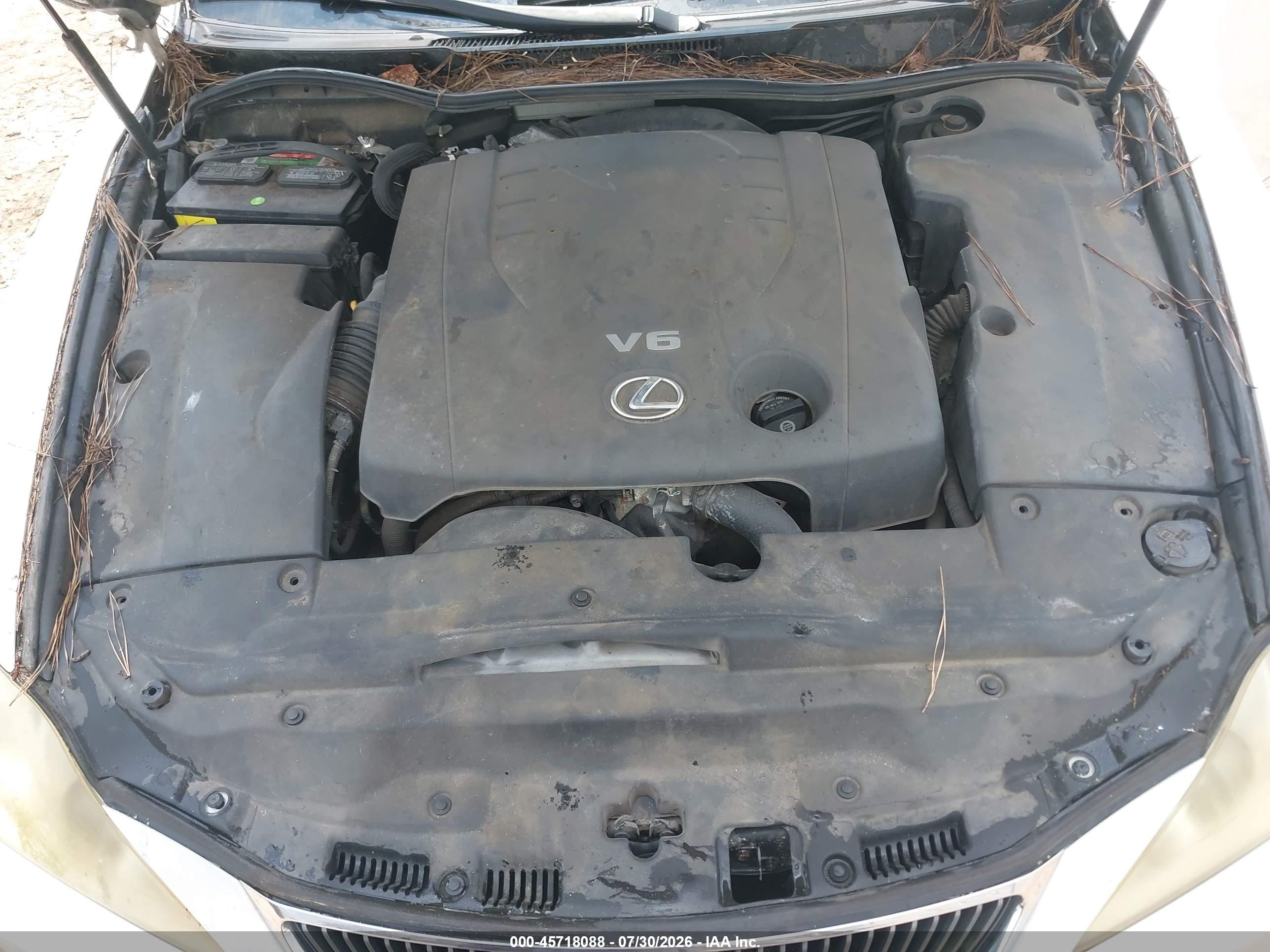 2008 Lexus Is 250   Белый vin: JTHBK262682072875