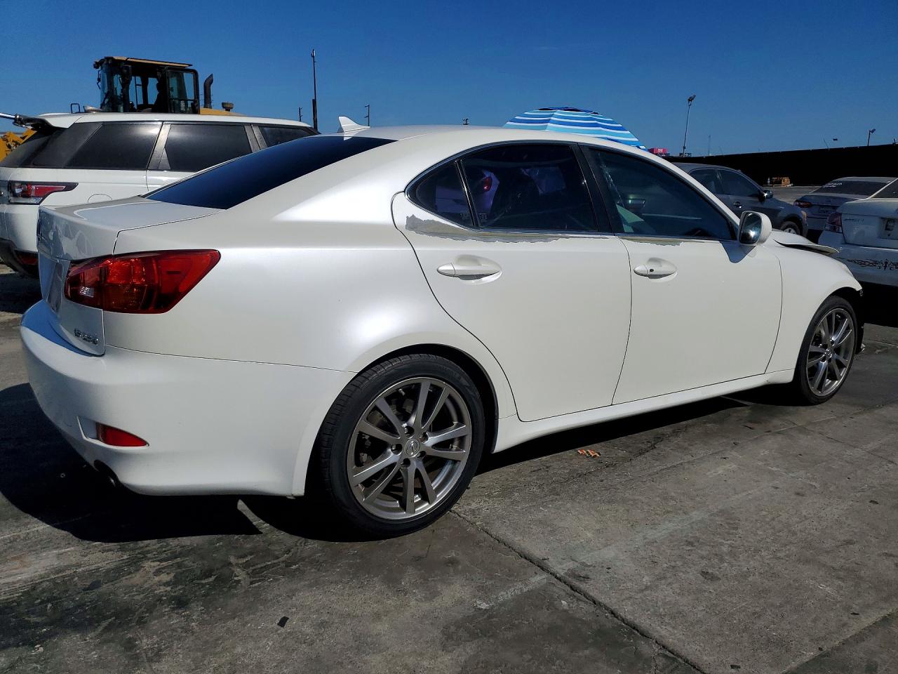 2008 Lexus Is 250 Base White vin: JTHBK262682079454