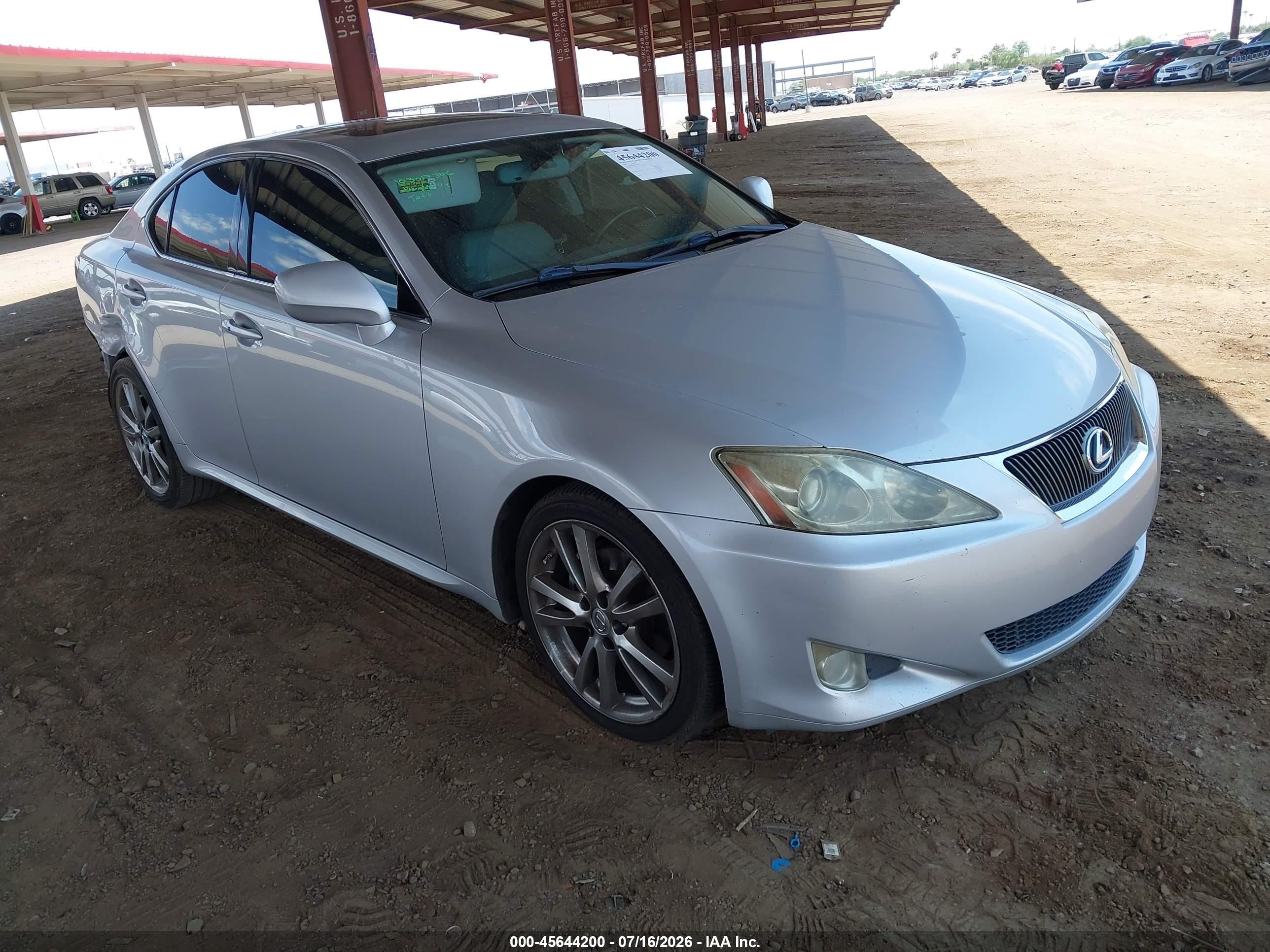 2008 Lexus Is 250   Серебряный vin: JTHBK262685051975