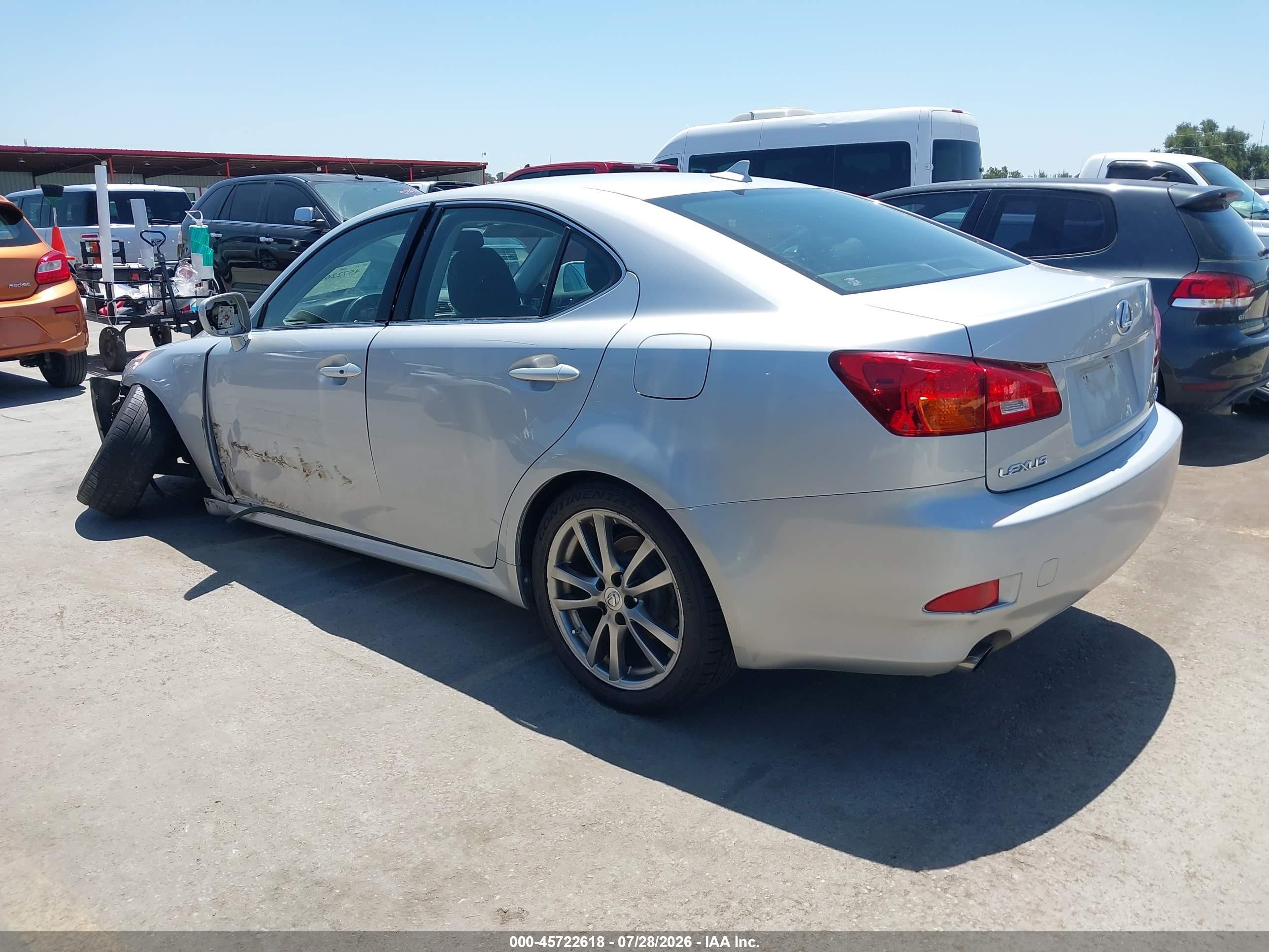 2008 Lexus Is 250   Silver vin: JTHBK262685062734