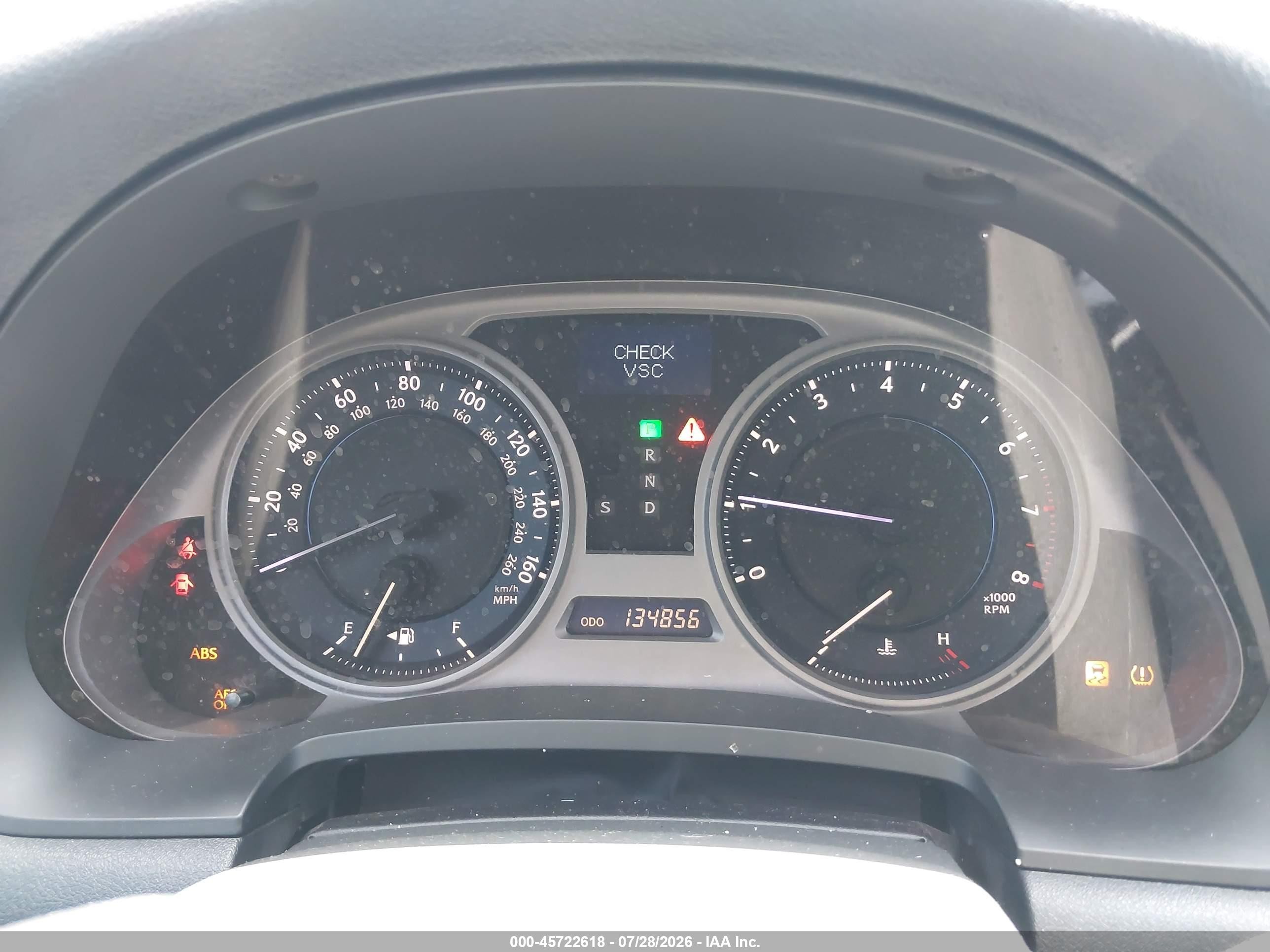 2008 Lexus Is 250   Silver vin: JTHBK262685062734