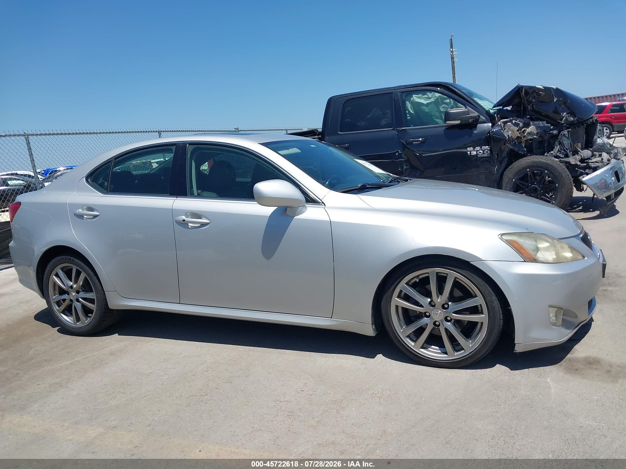 2008 Lexus Is 250   Silver vin: JTHBK262685062734