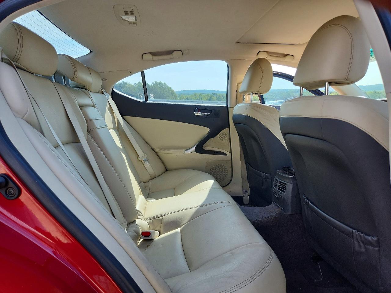2009 Lexus Is 250 Base Red vin: JTHBK262692091055
