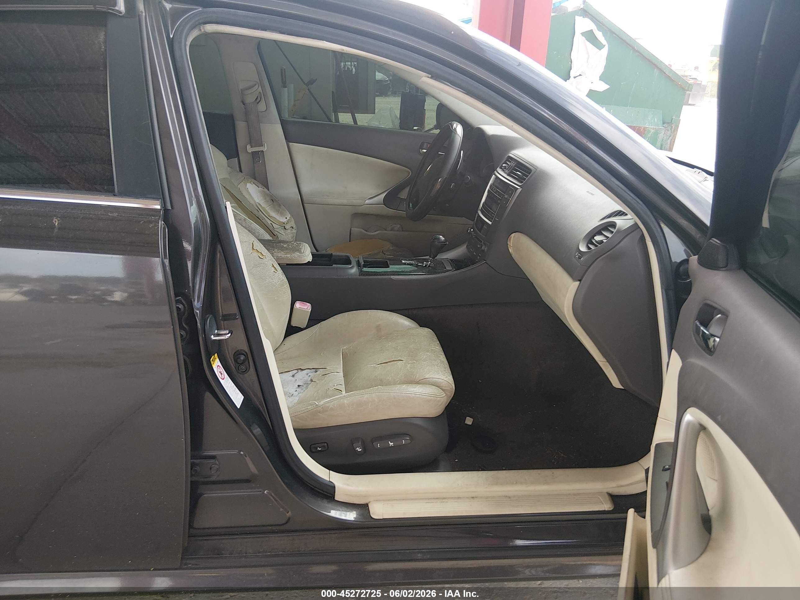 2009 Lexus Is 250 Gray vin: JTHBK262692092559