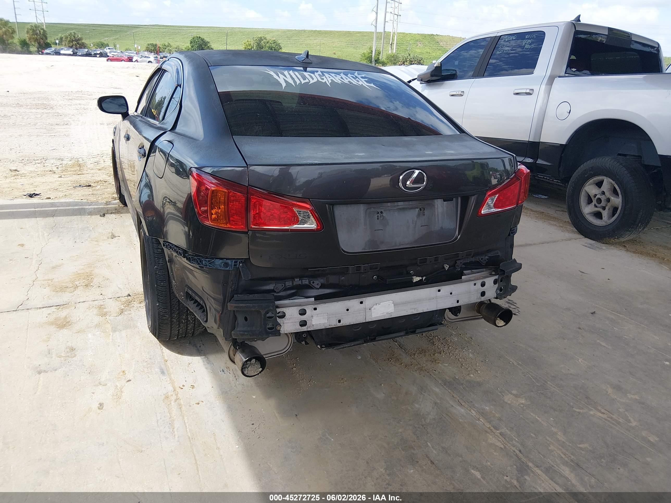 2009 Lexus Is 250 Gray vin: JTHBK262692092559