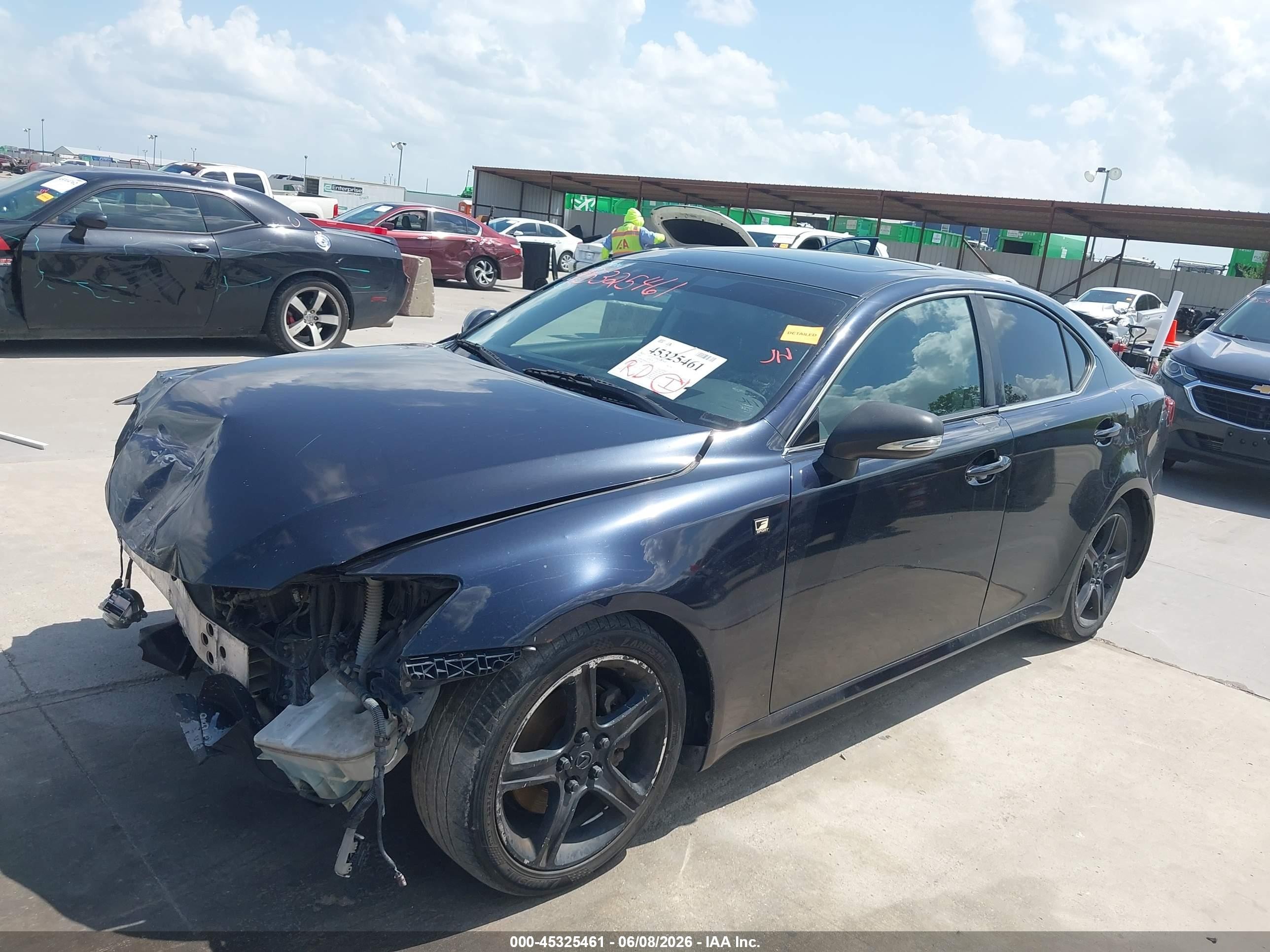 2009 Lexus Is 250   Black vin: JTHBK262692092660