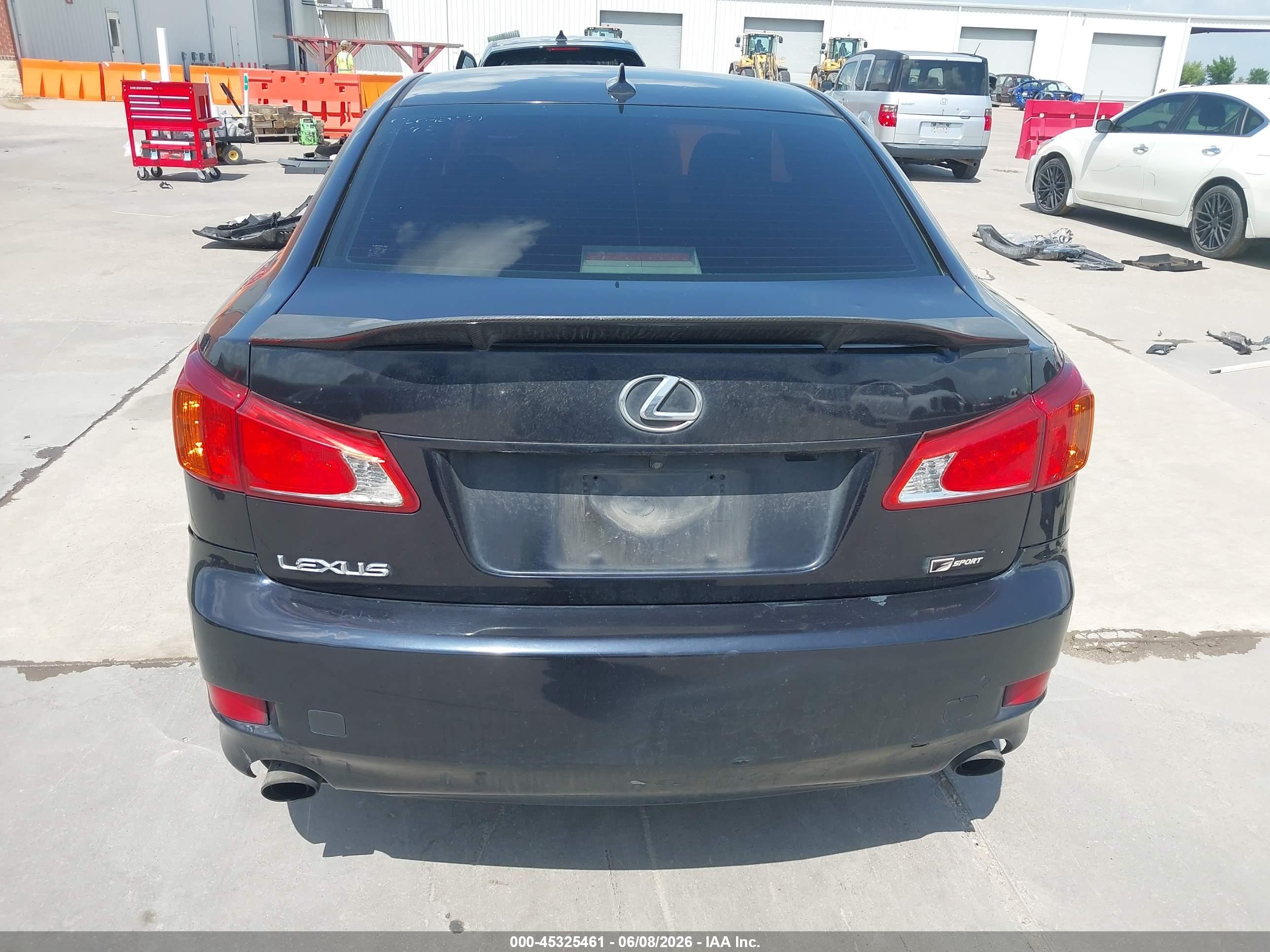 2009 Lexus Is 250   Black vin: JTHBK262692092660