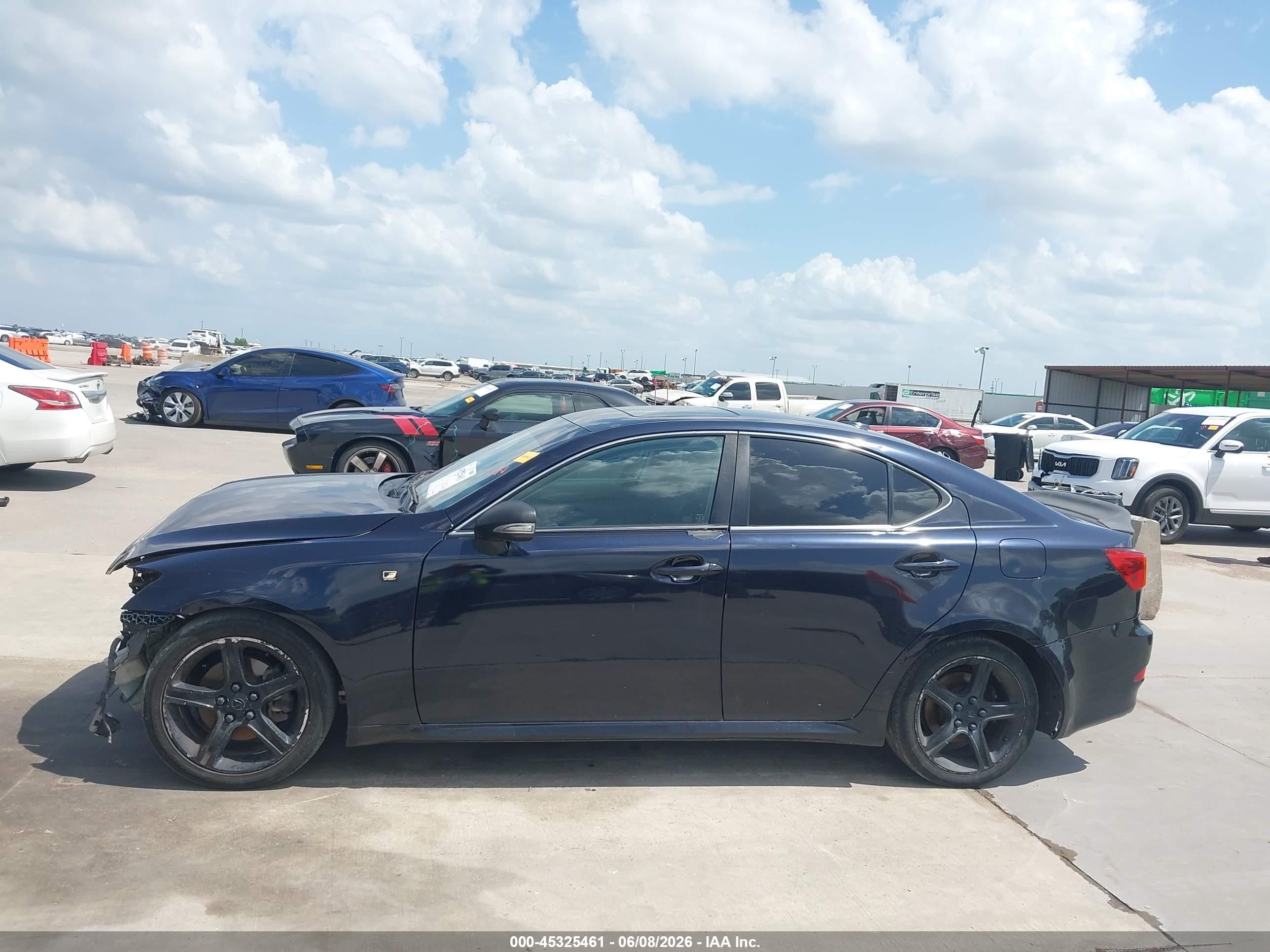 2009 Lexus Is 250   Black vin: JTHBK262692092660