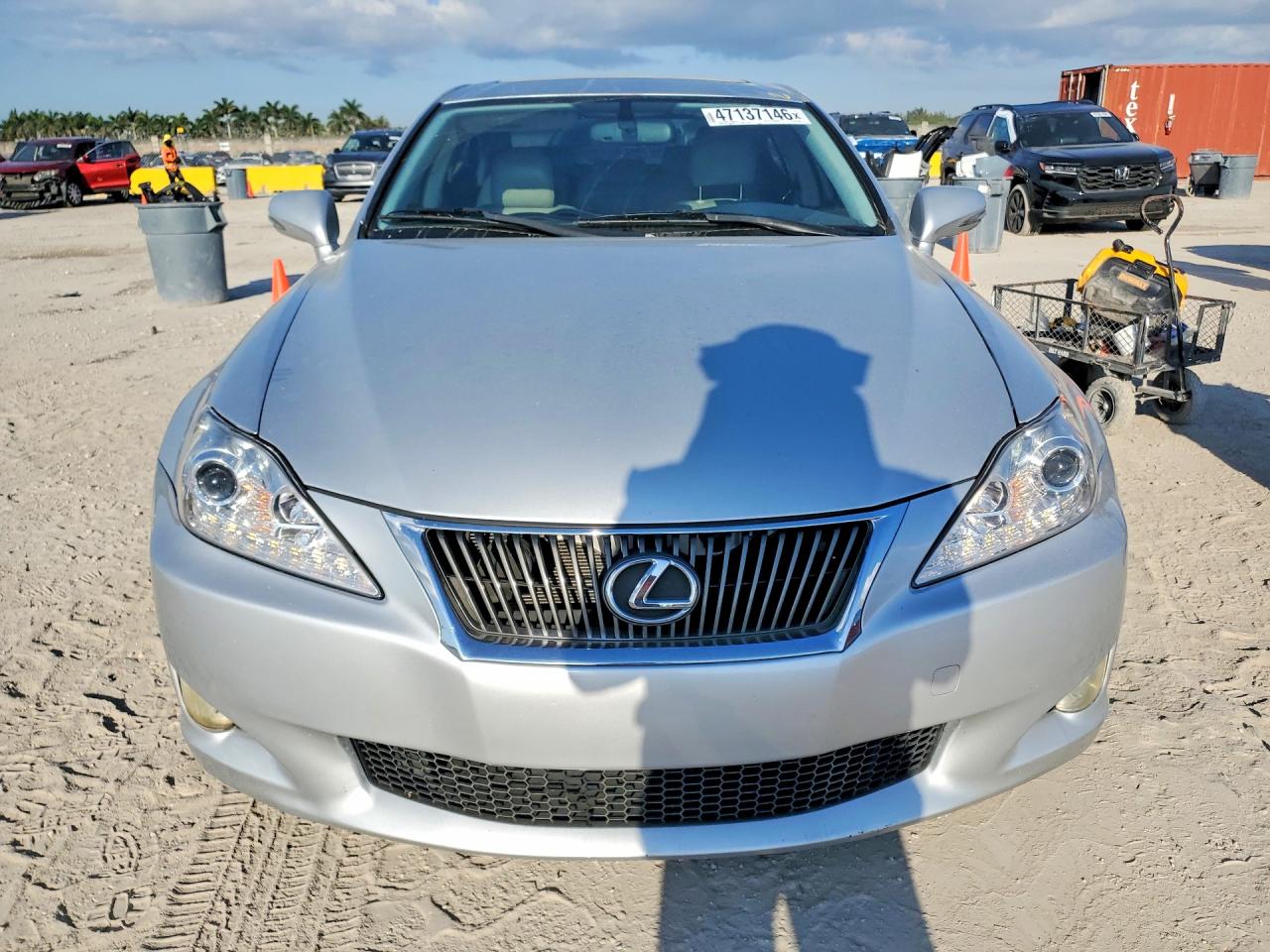 2009 Lexus Is 250 Base Silver vin: JTHBK262695088994