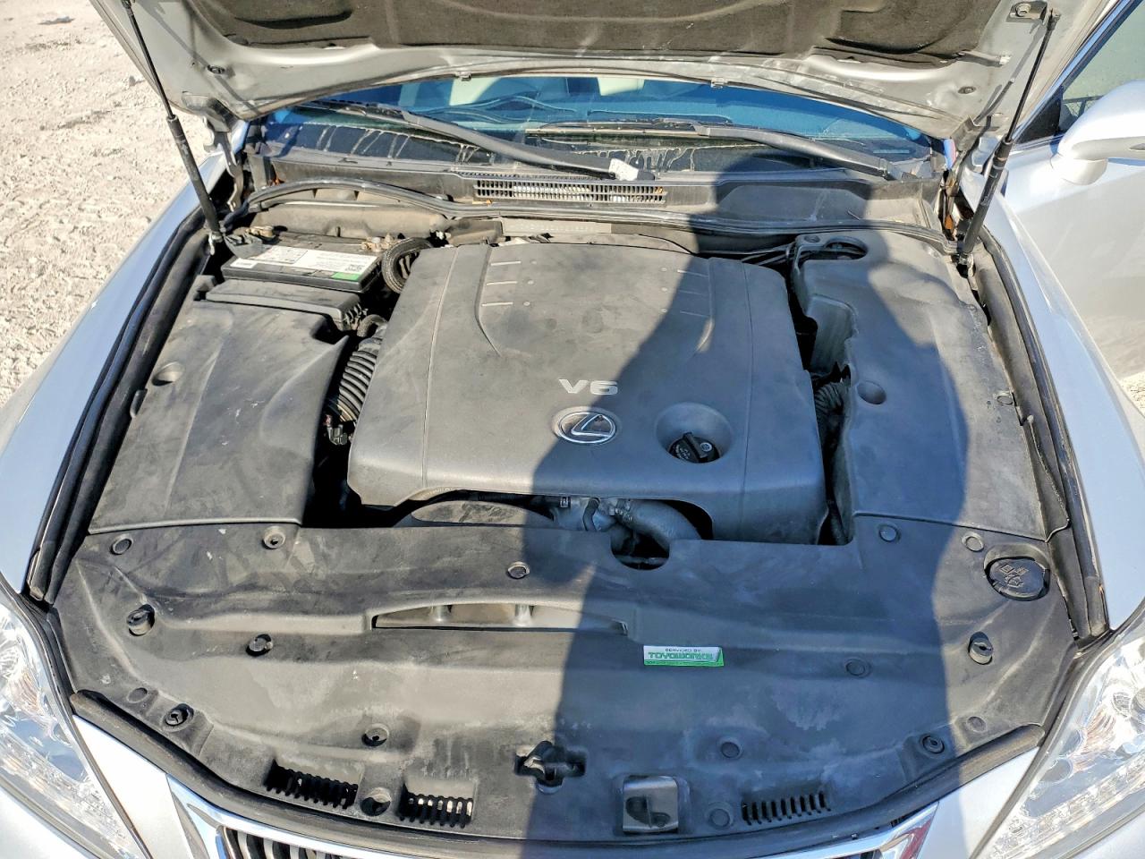 2009 Lexus Is 250 Base Silver vin: JTHBK262695088994